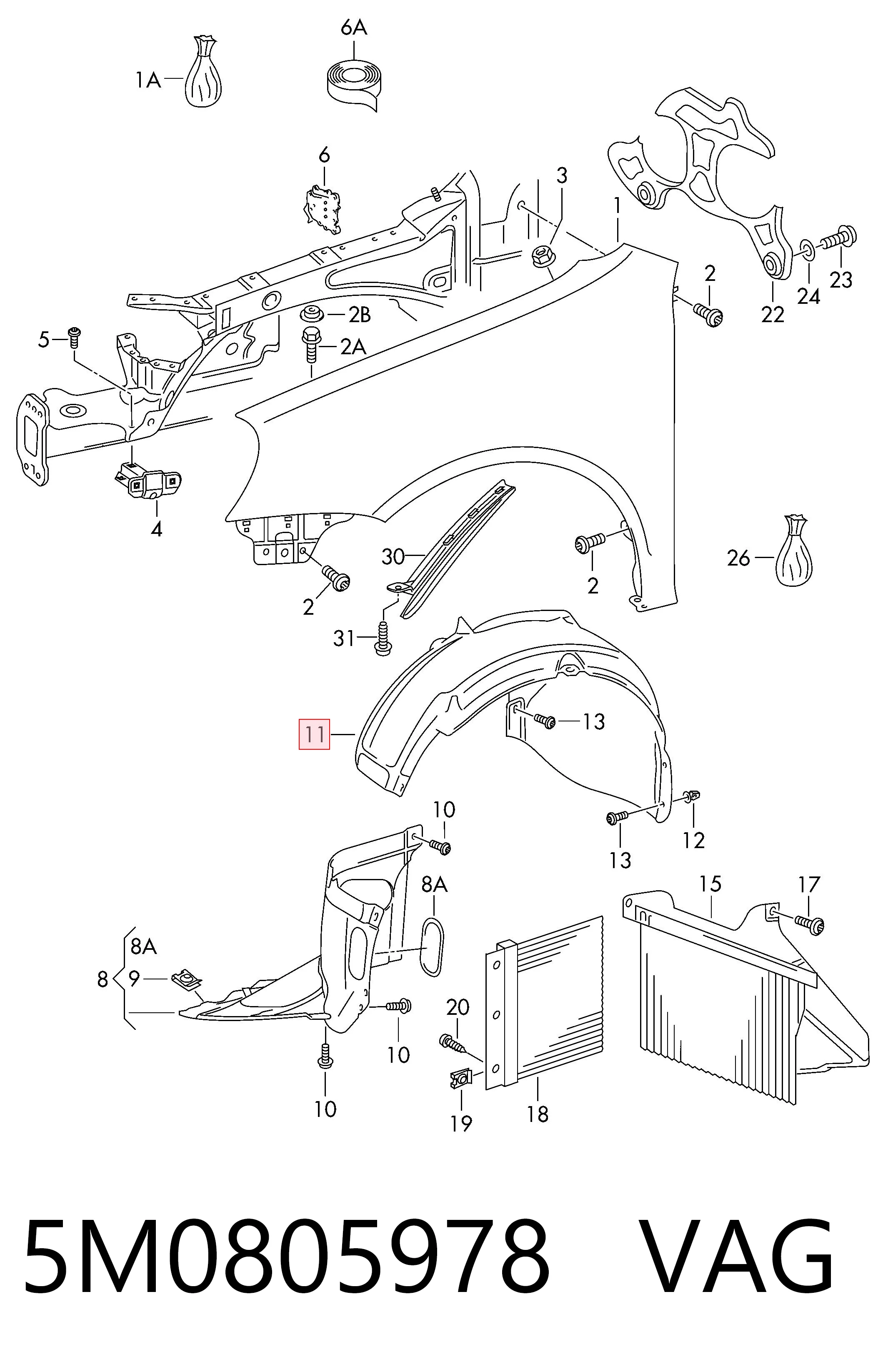 5M0805978 VAG