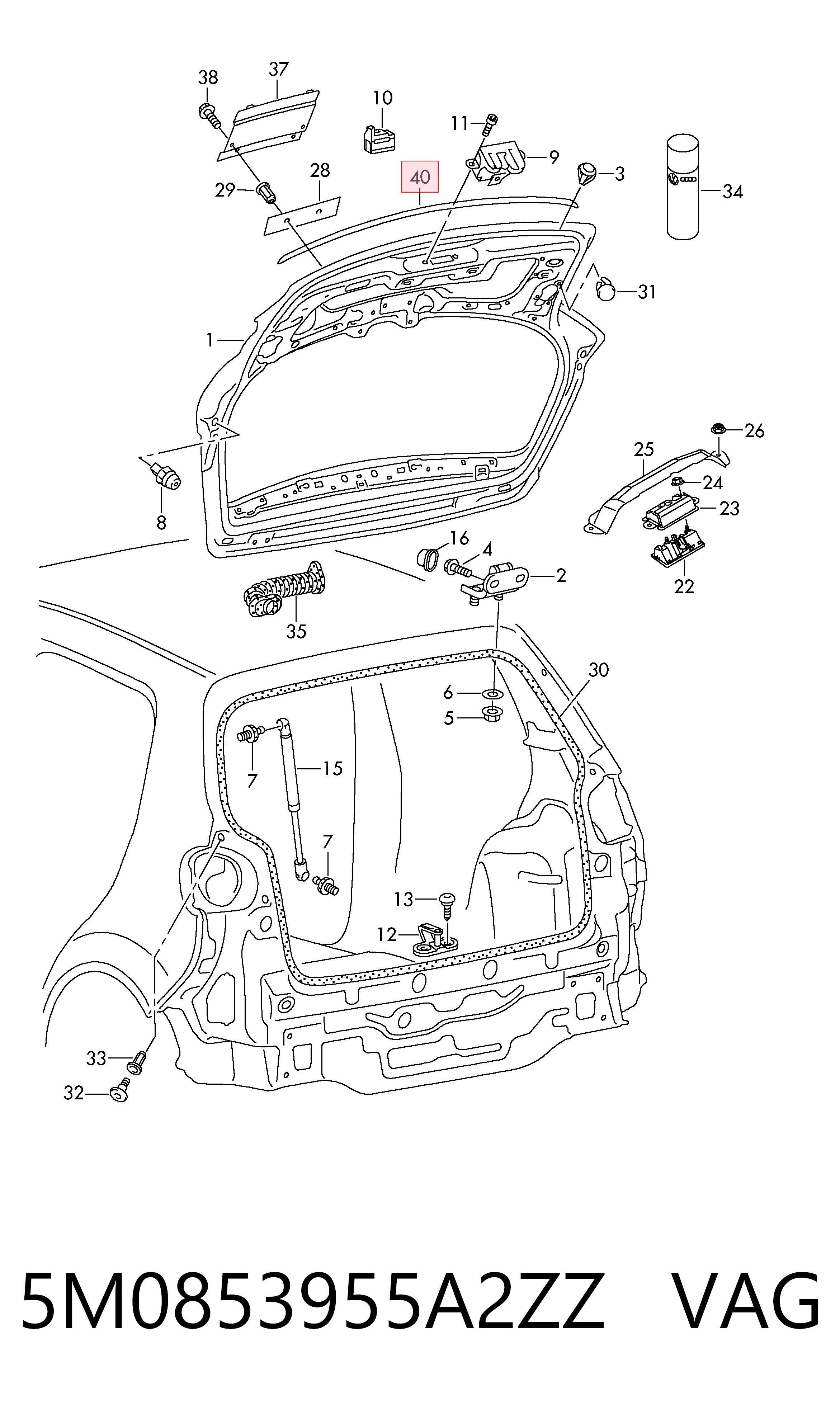 5M0853955A2ZZ VAG