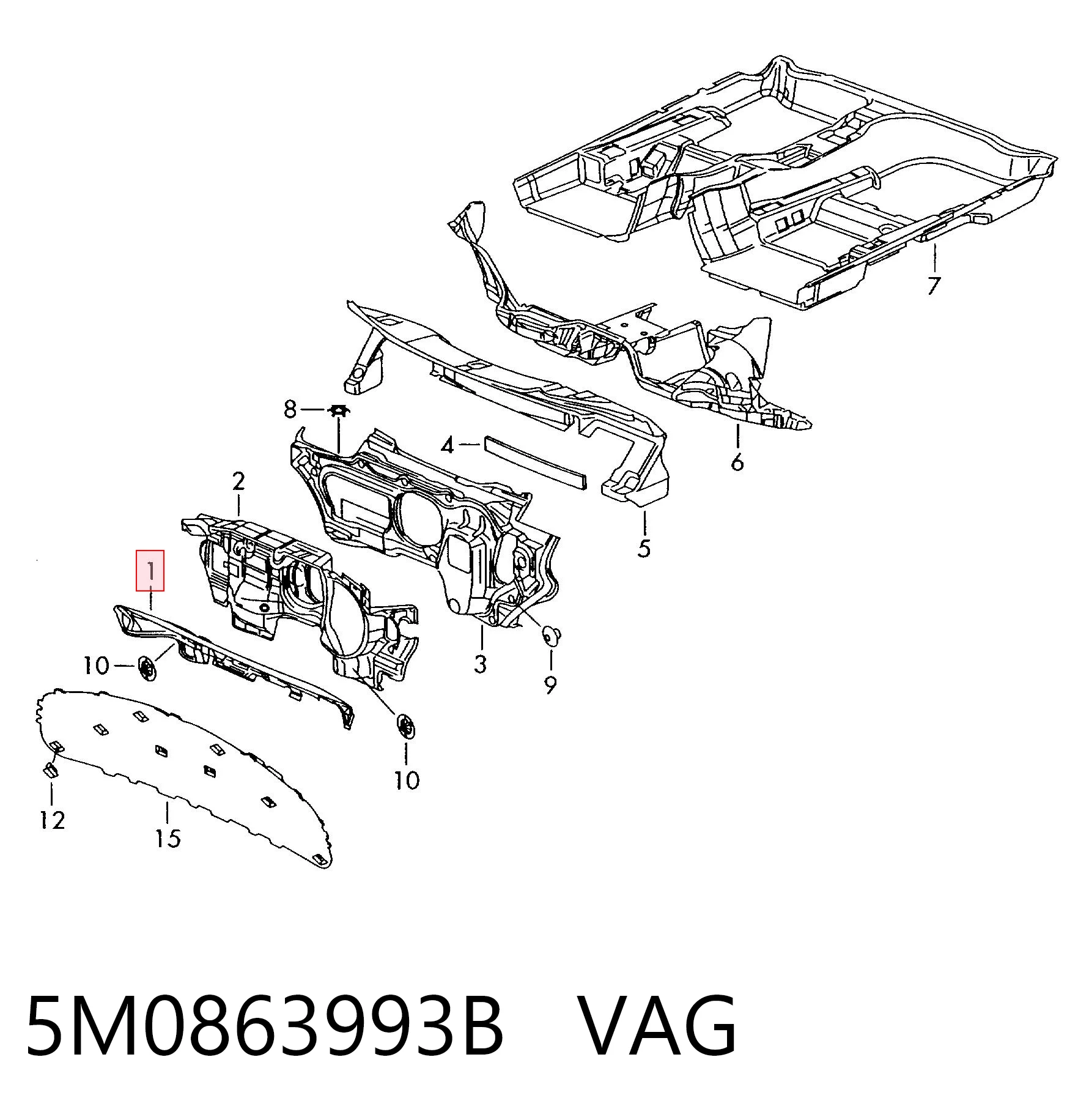 5M0863993B VAG