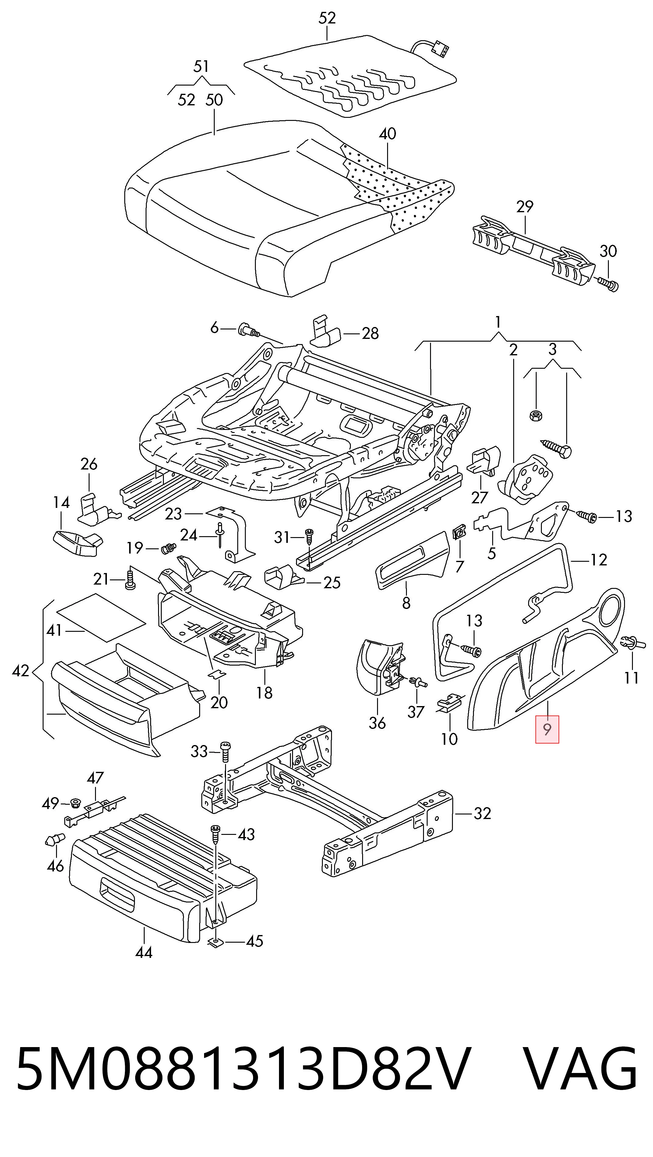 5M0881313D82V VAG