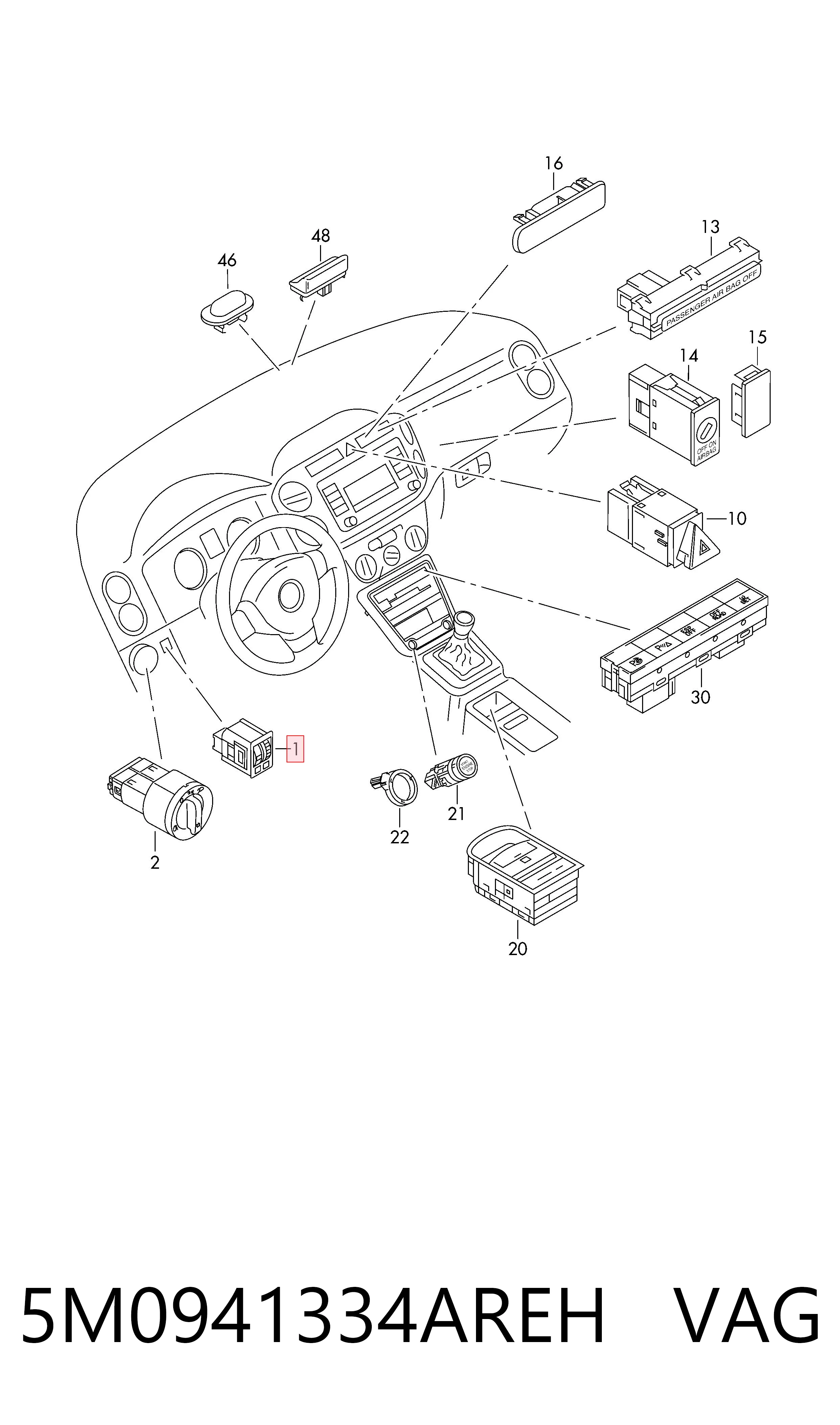 5M0941334AREH VAG 