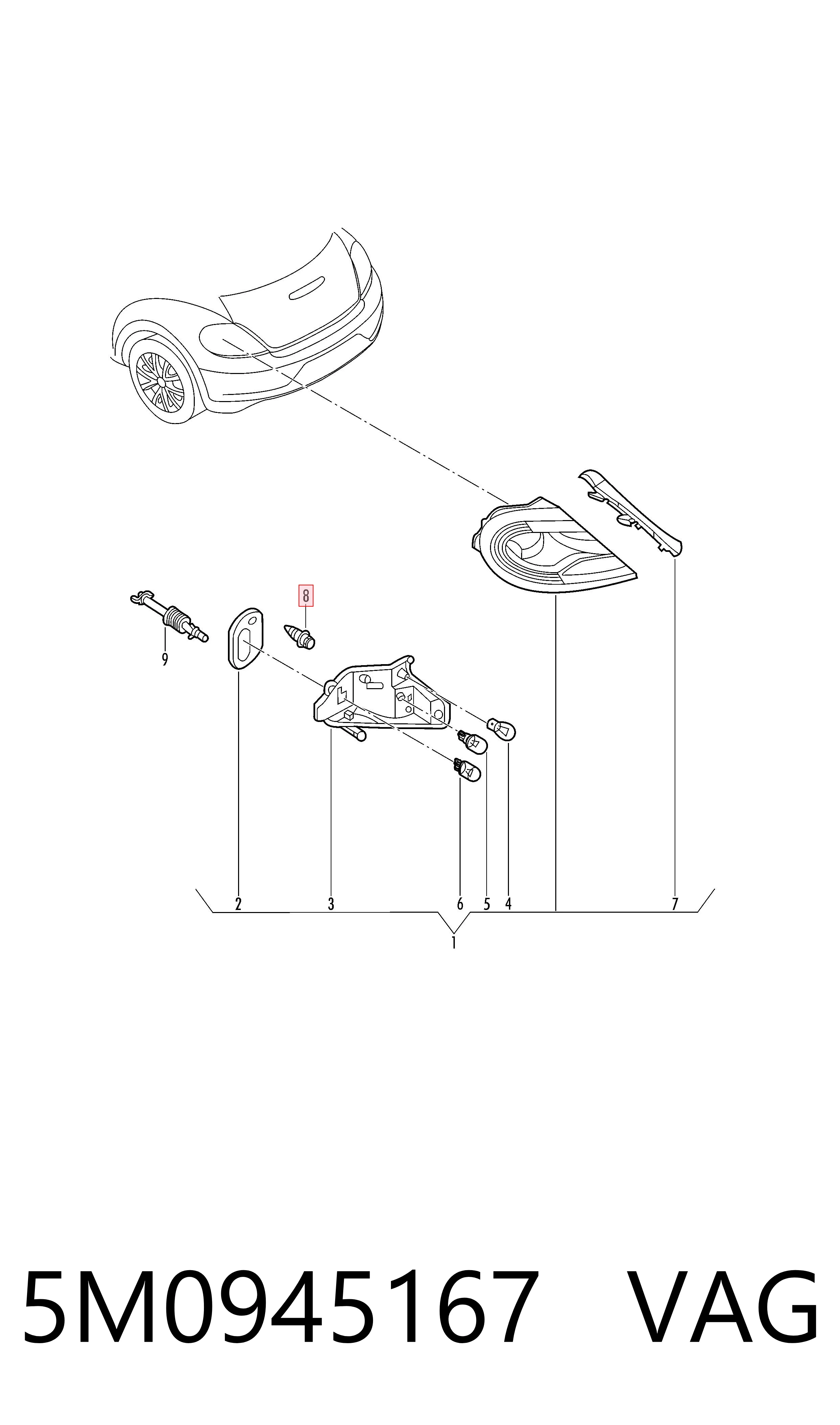 Motor regulador de faros VAG 5M0945167 precio, desde 14,16 EUR