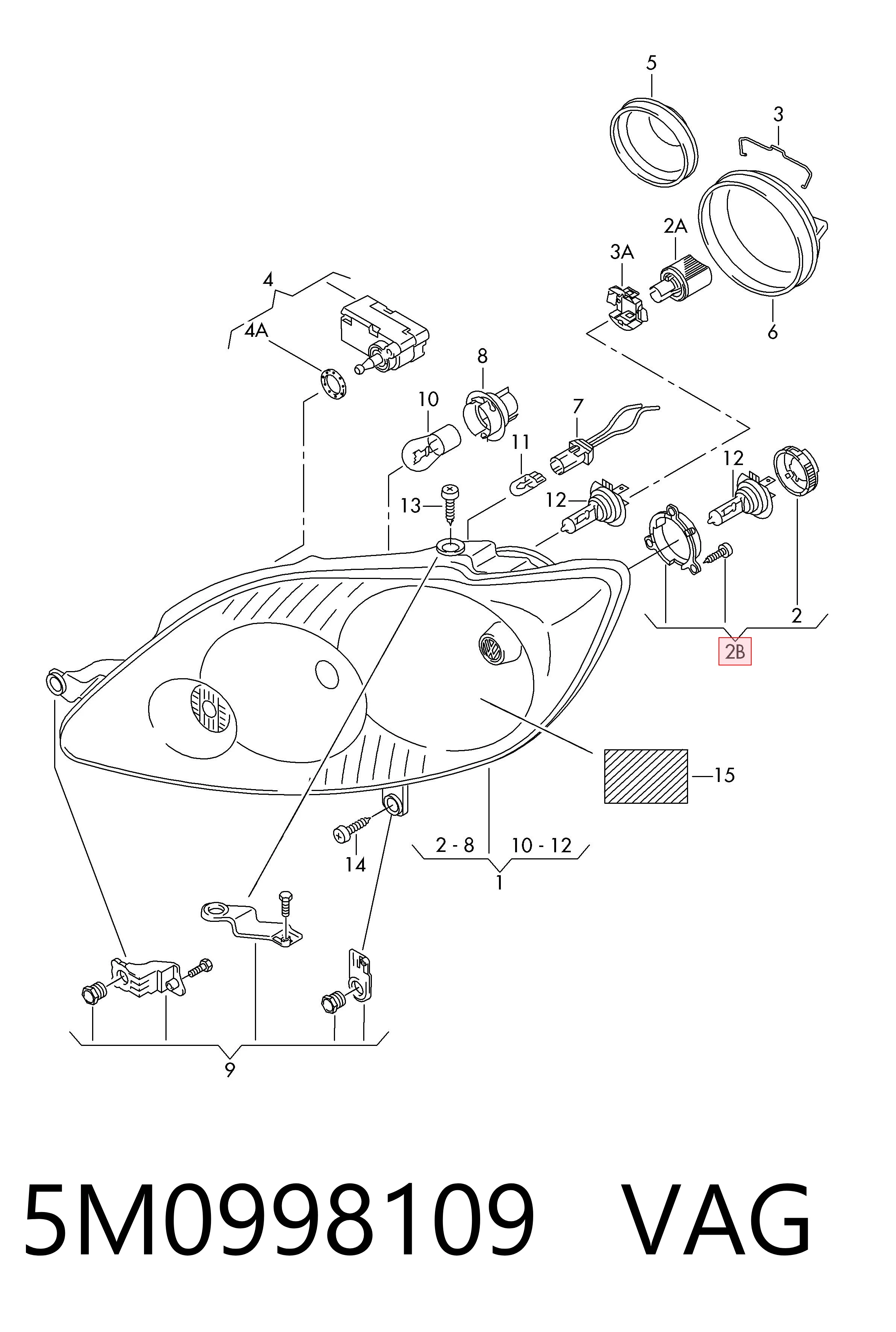 5M0998109 VAG 