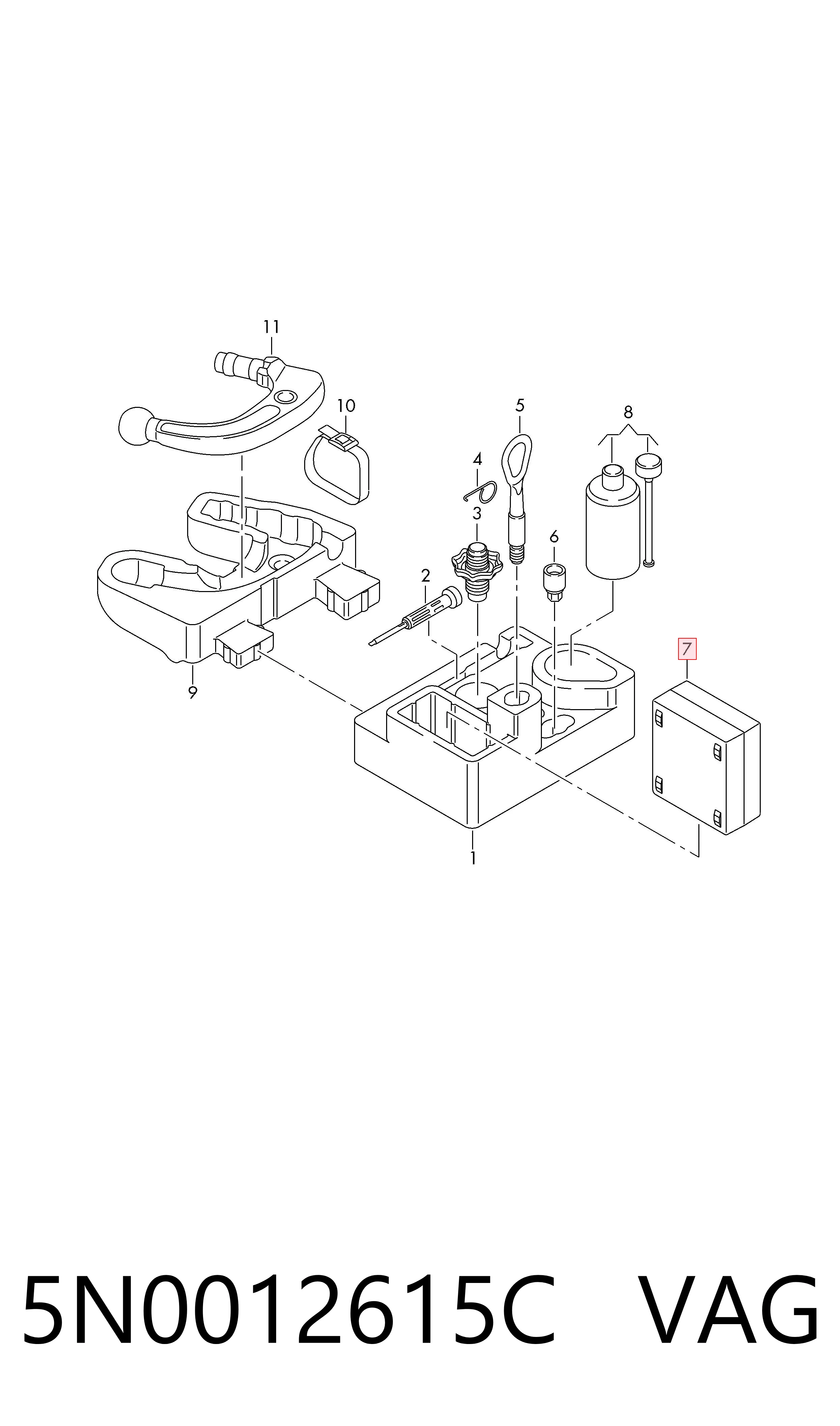 Compresor de inflado de neumáticos VAG 5N0012615C precio, desde 91,85 EUR
