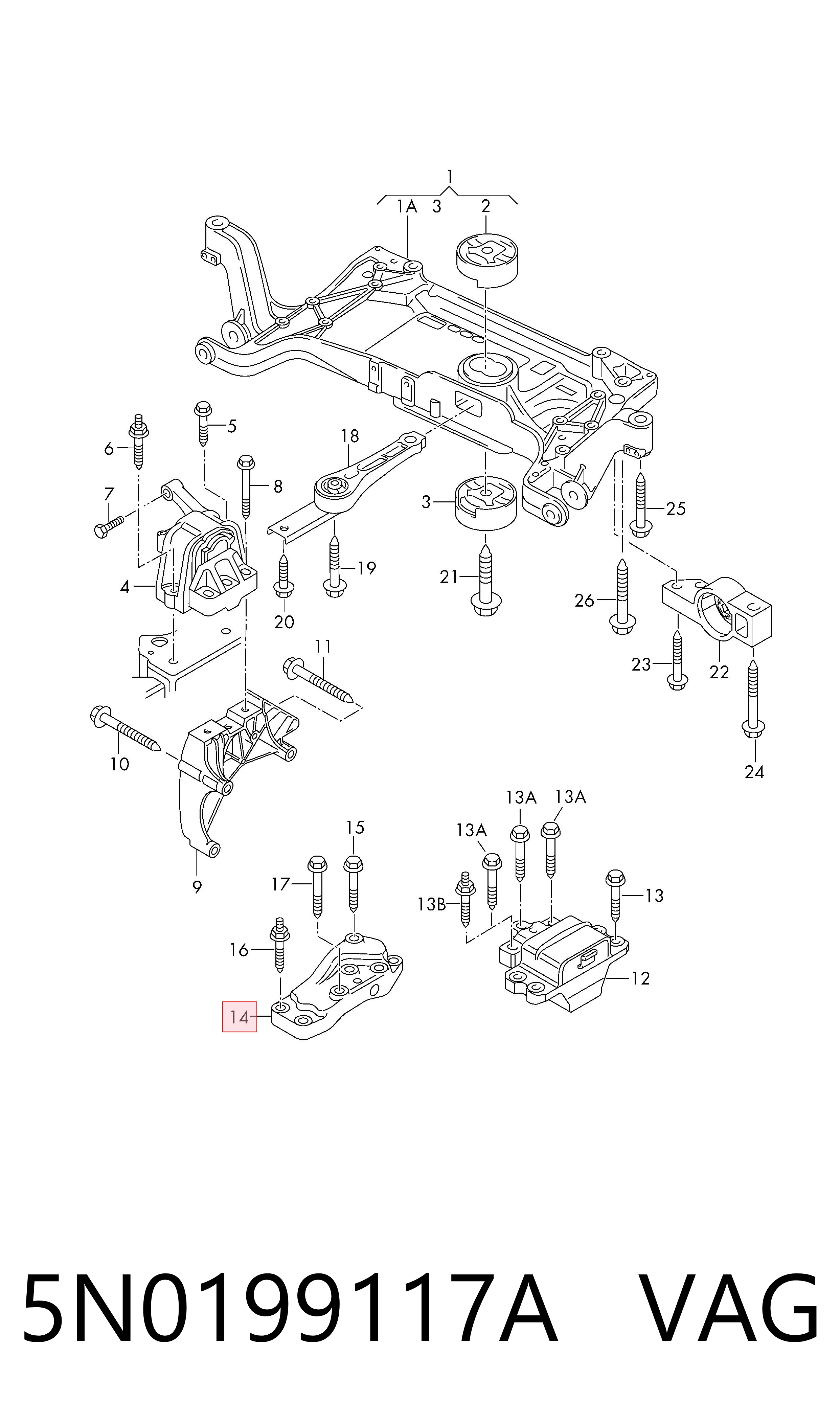 5N0199117A VAG