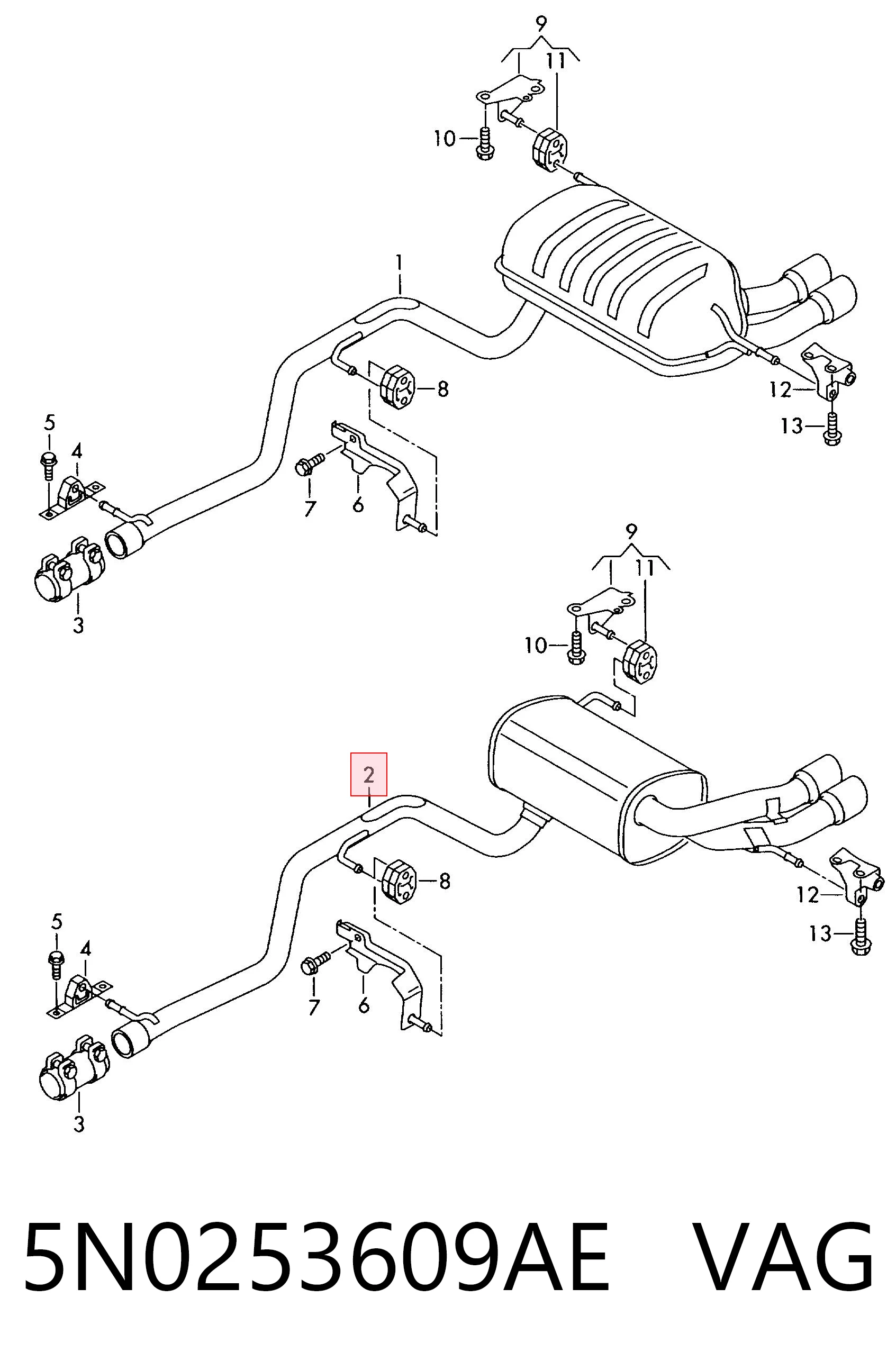 5N0253609AE VAG