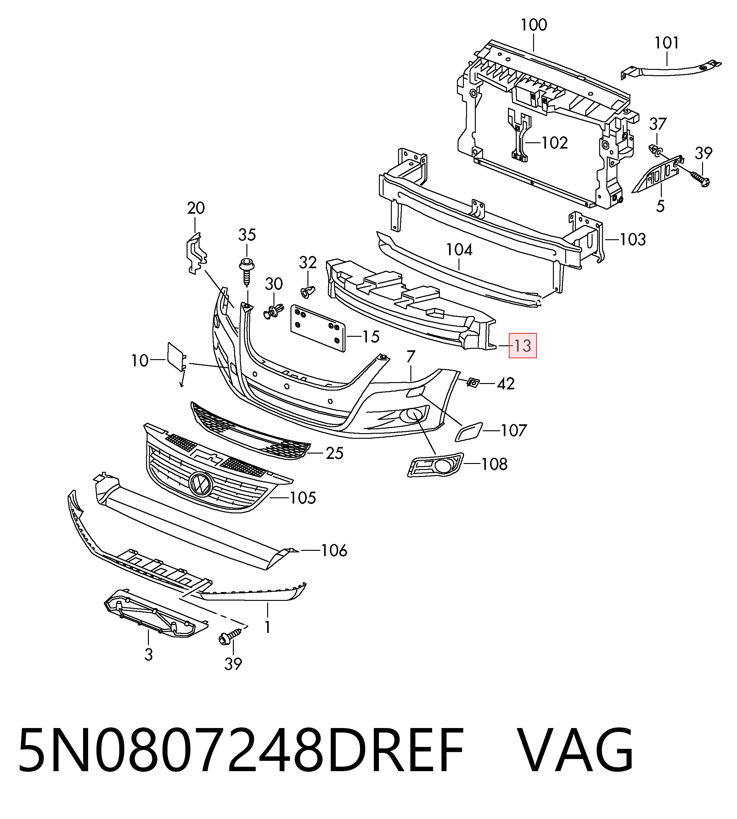 5N0807248DREF VAG