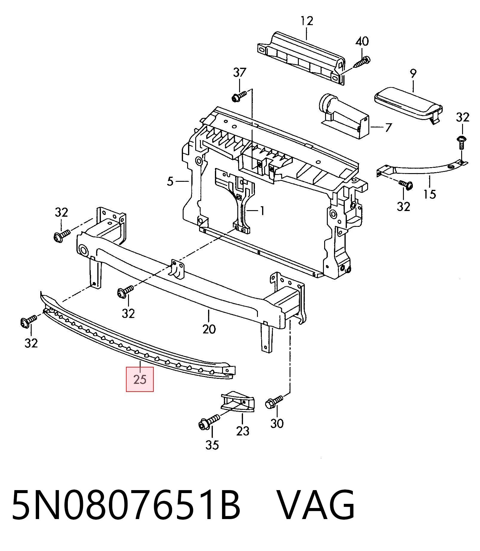 5N0807651B VAG