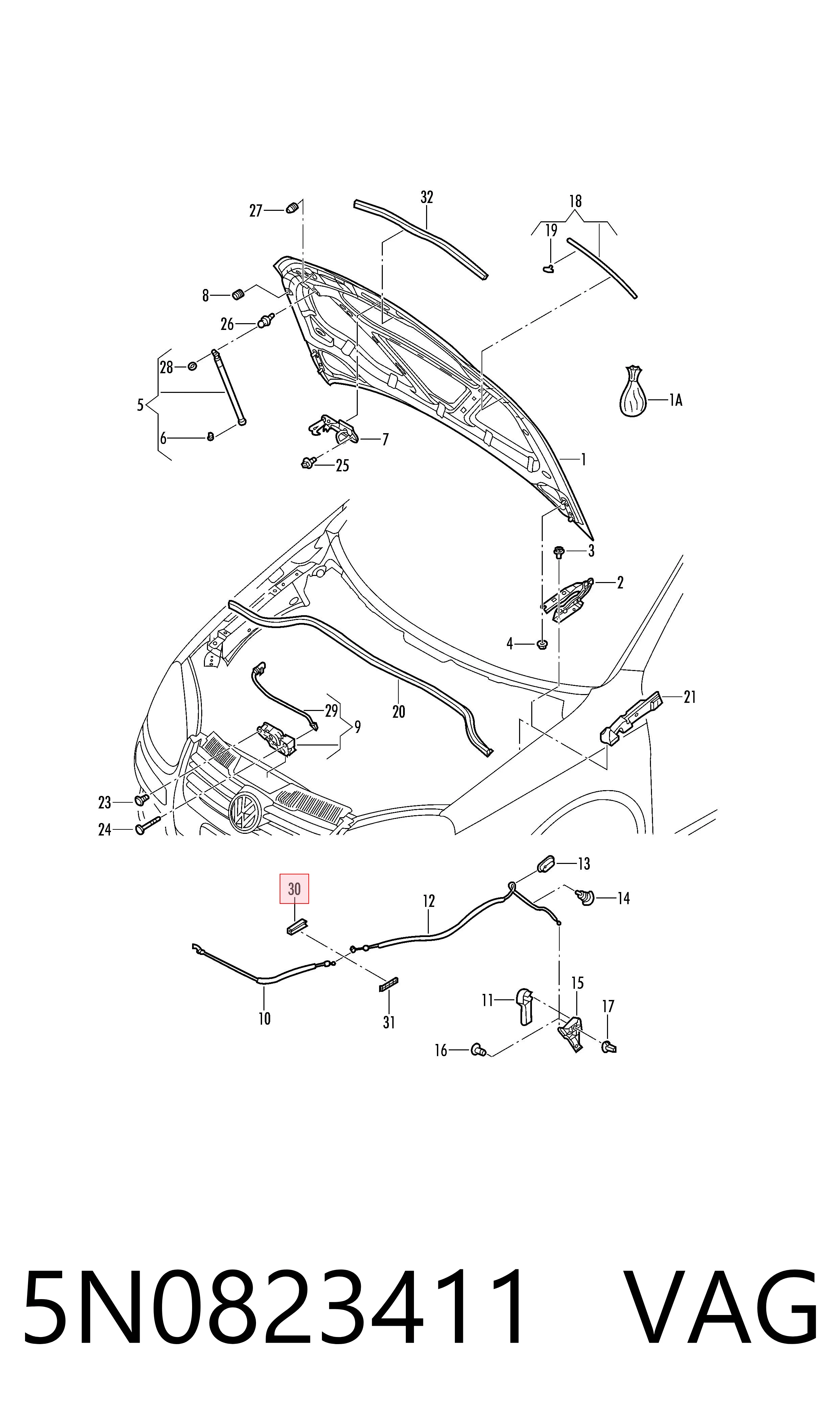 5N0823411 VAG