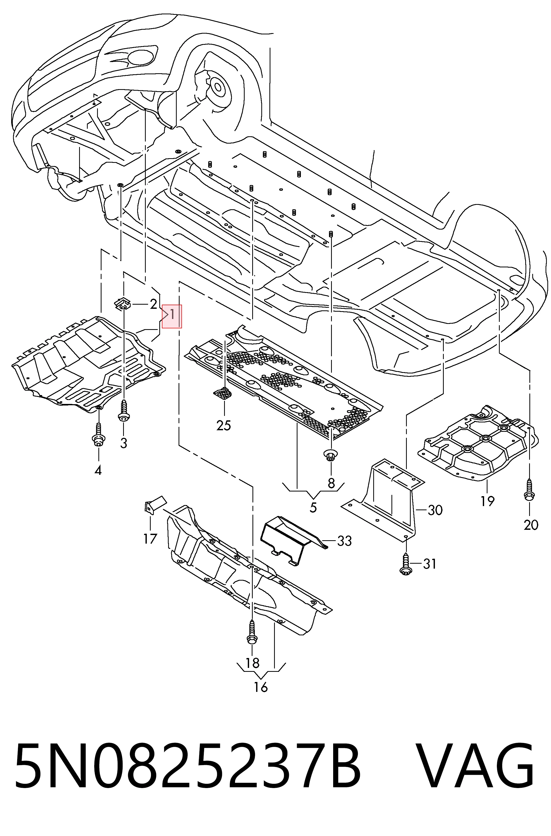 Protección de cárter AND 30825018 precio, desde 50,17 EUR
