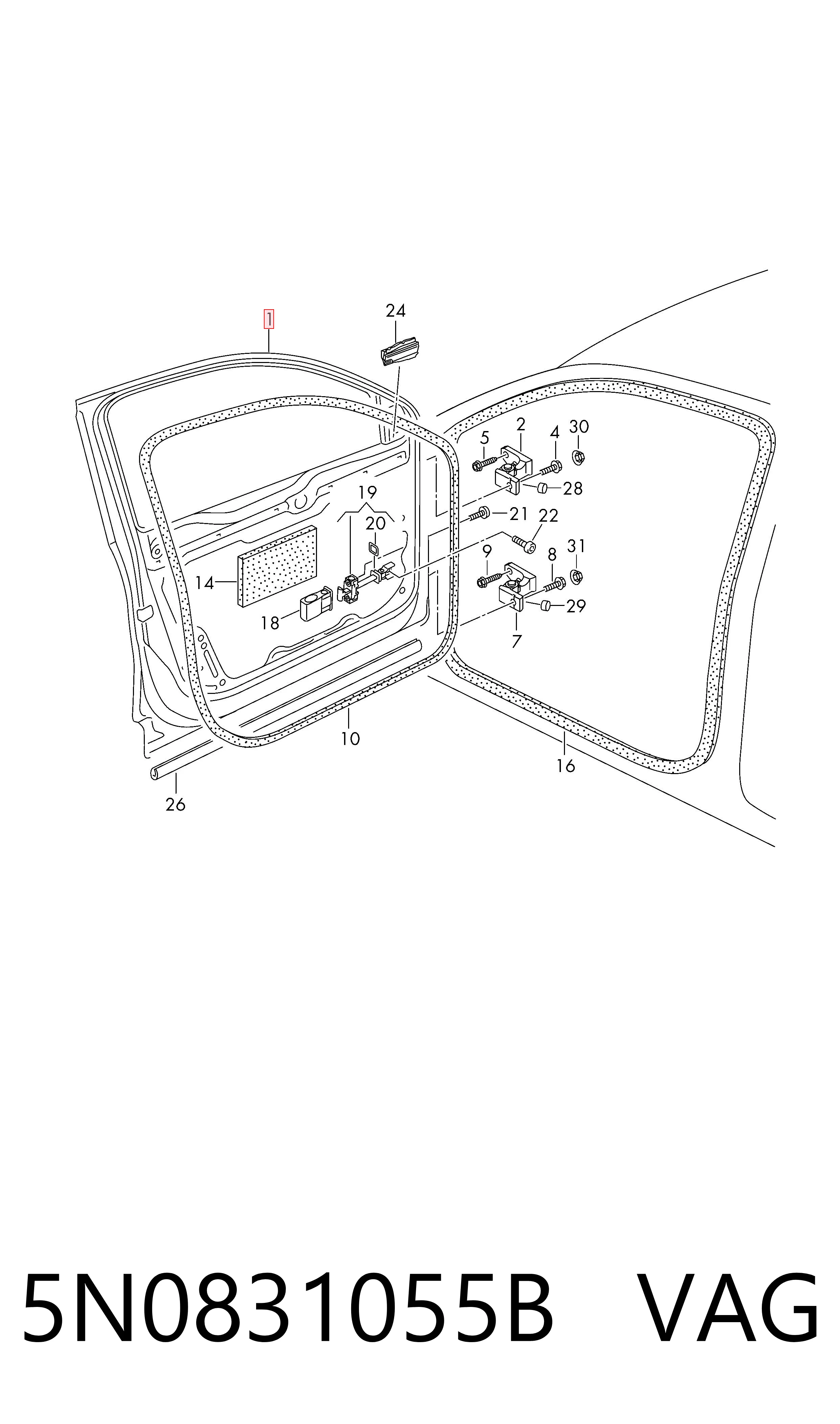5N0831055B VAG