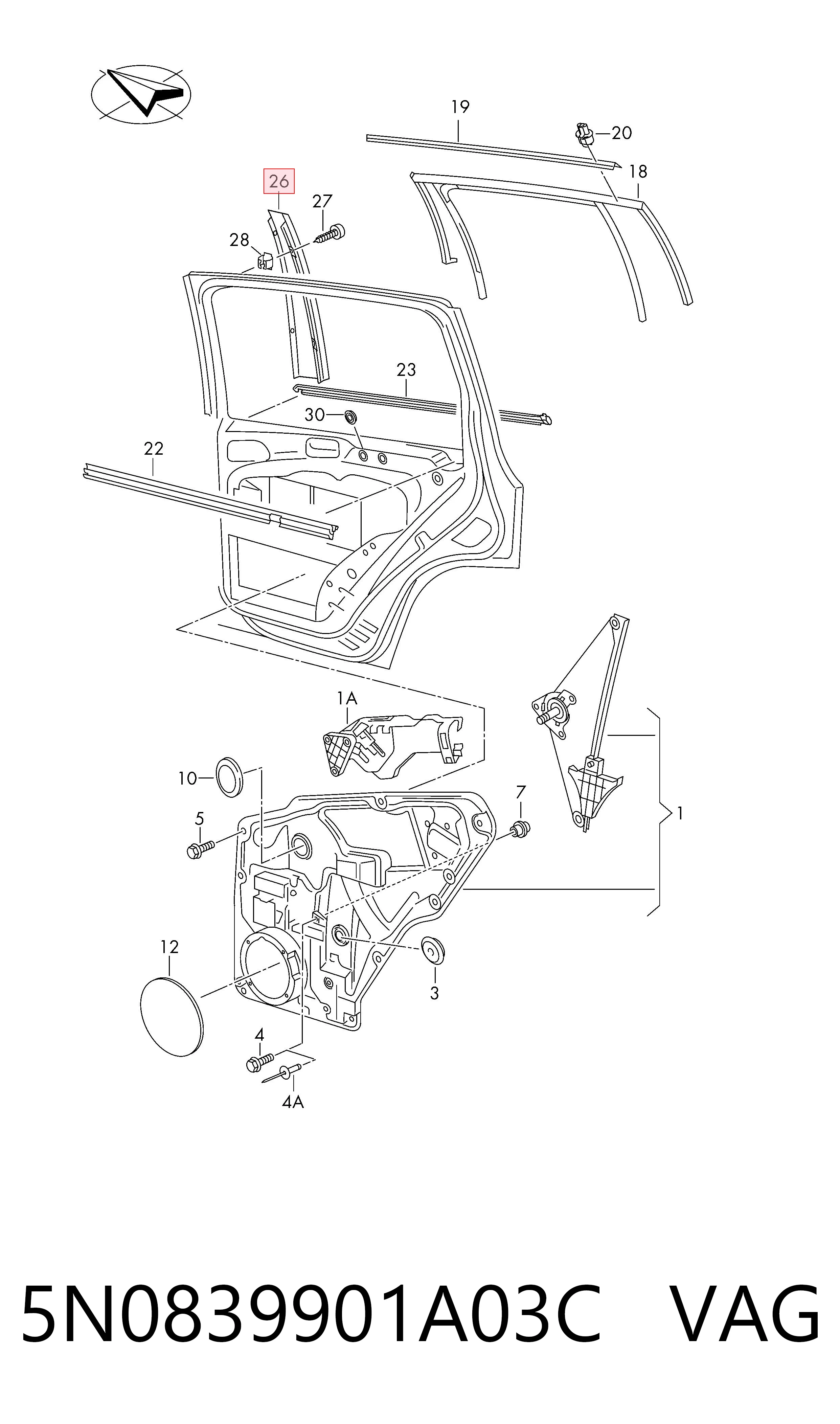  VAG 5N0839901A03C precio, desde 74,45 EUR