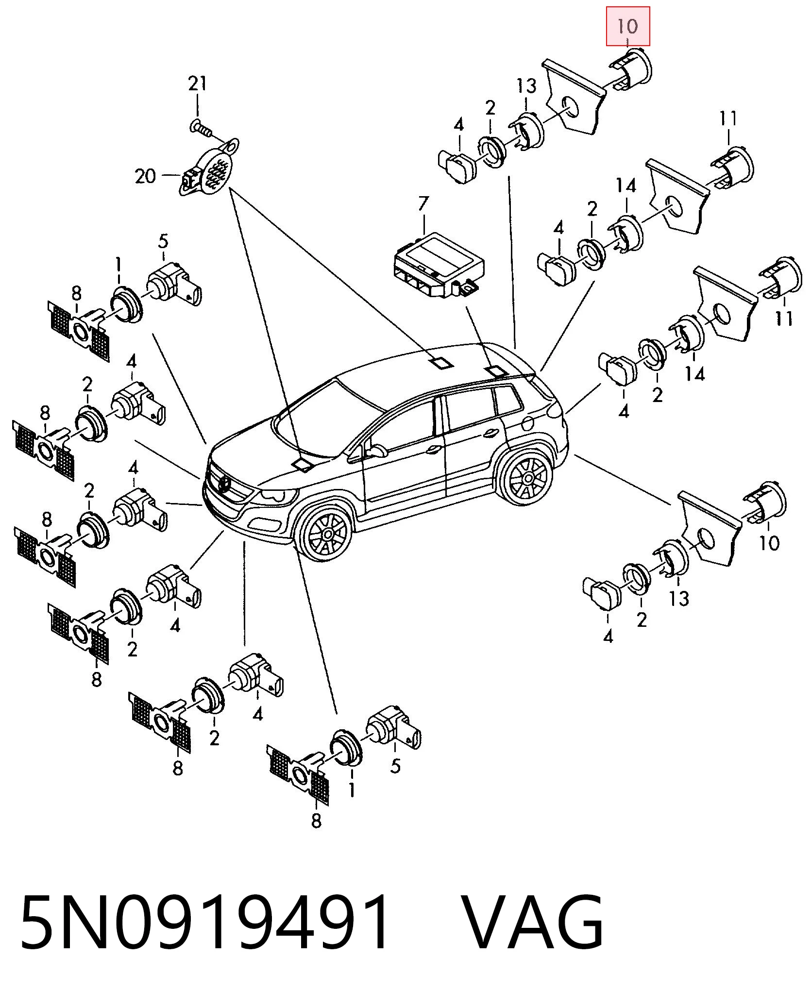5N0919491 VAG
