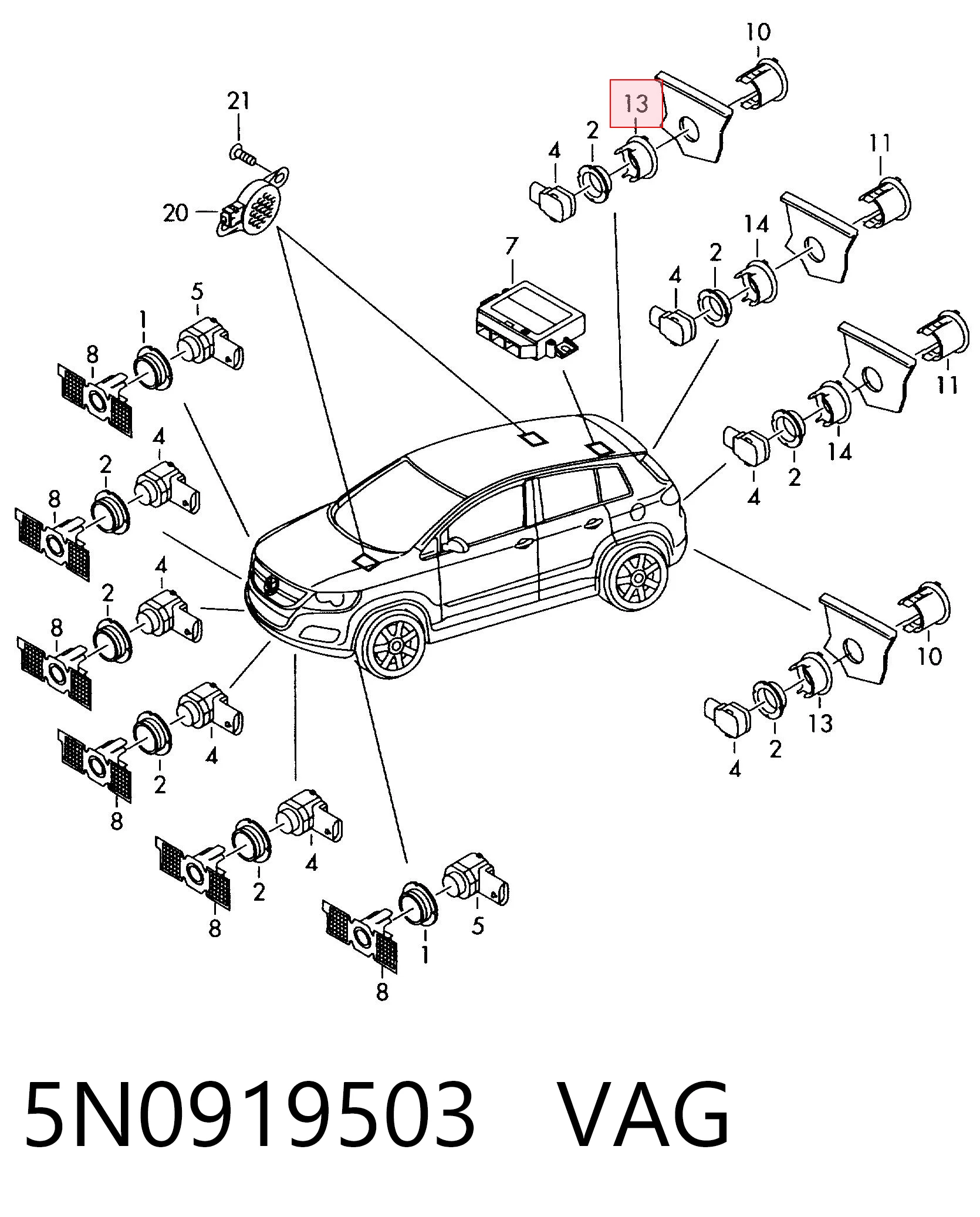 5N0919503 VAG