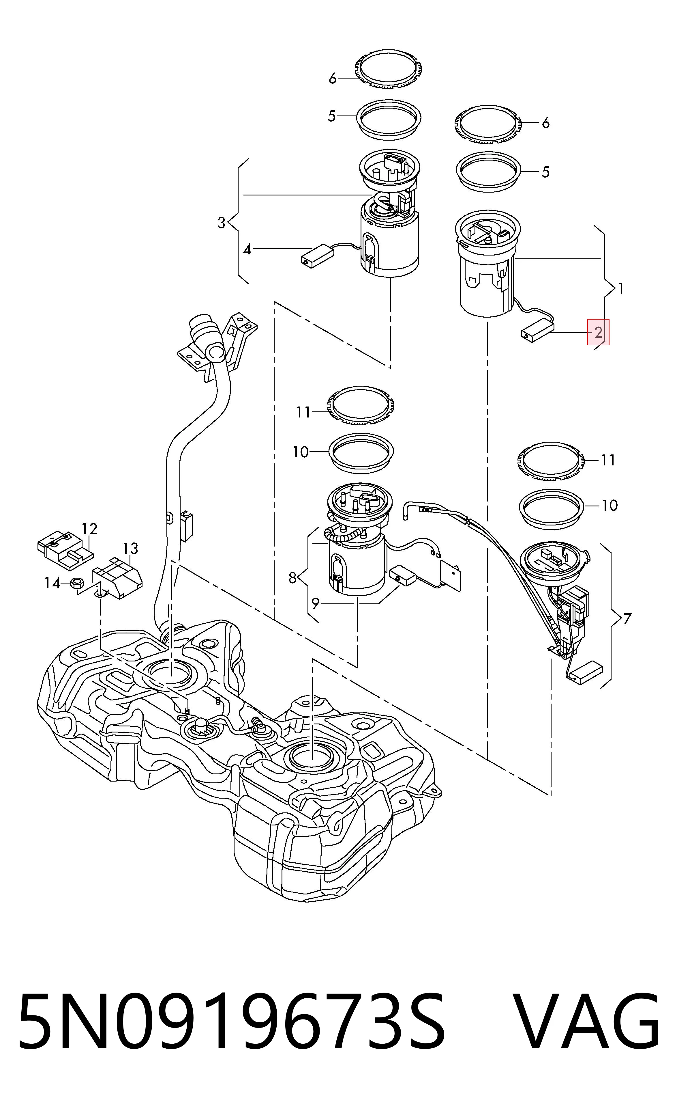 5N0919673S VAG