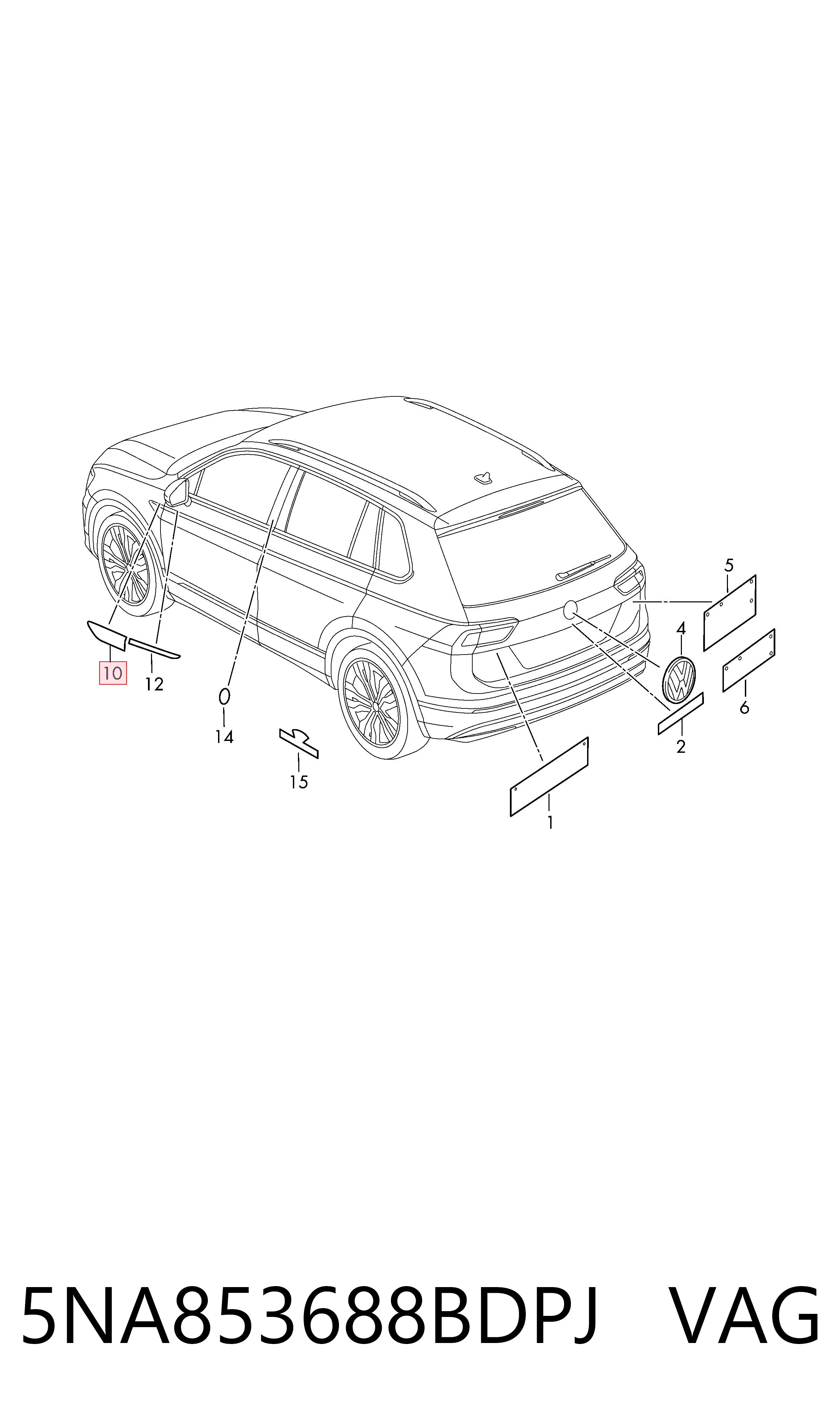  VAG 5NA853688BDPJ precio, desde 45,01 EUR