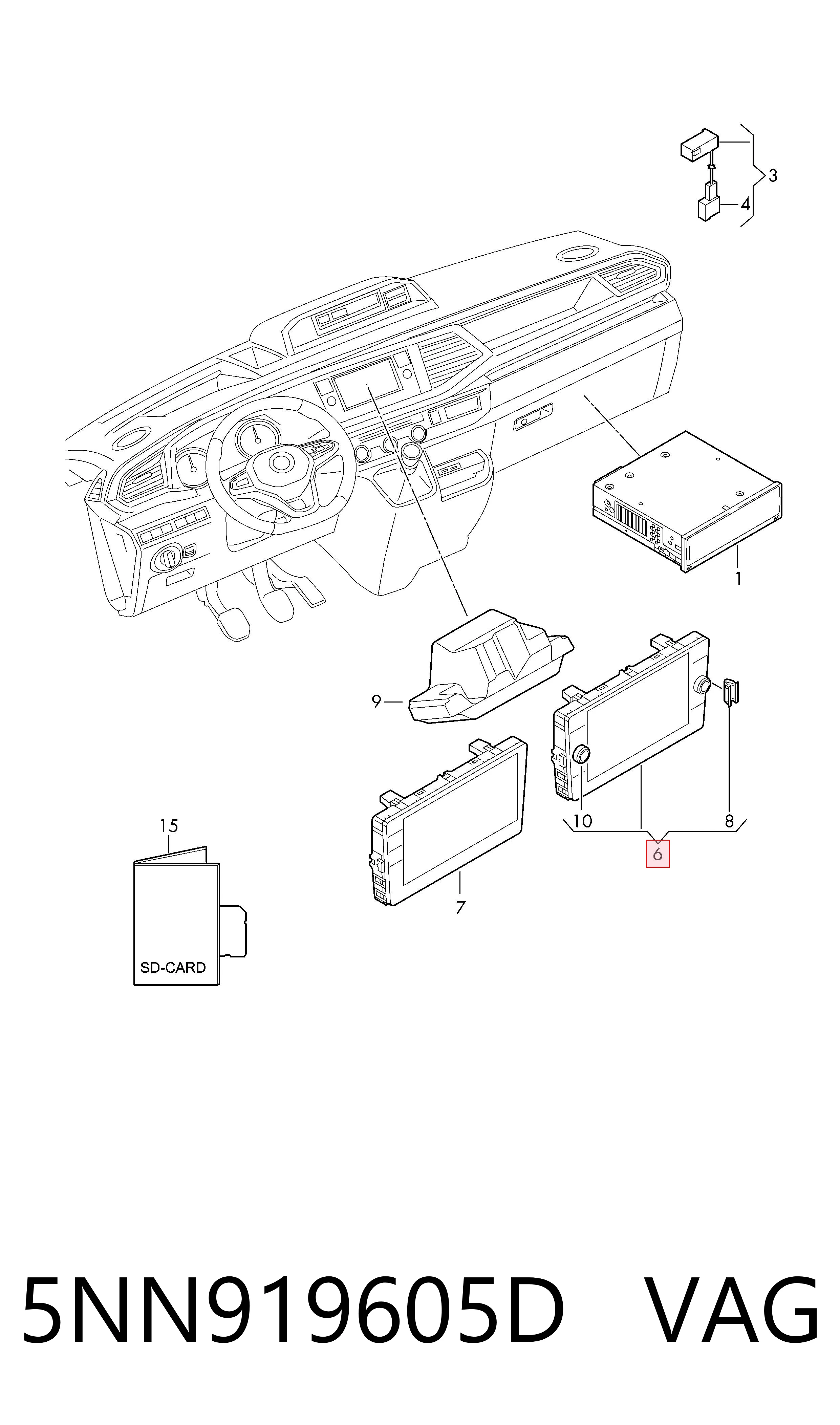  Pantalla Volkswagen Jetta 7