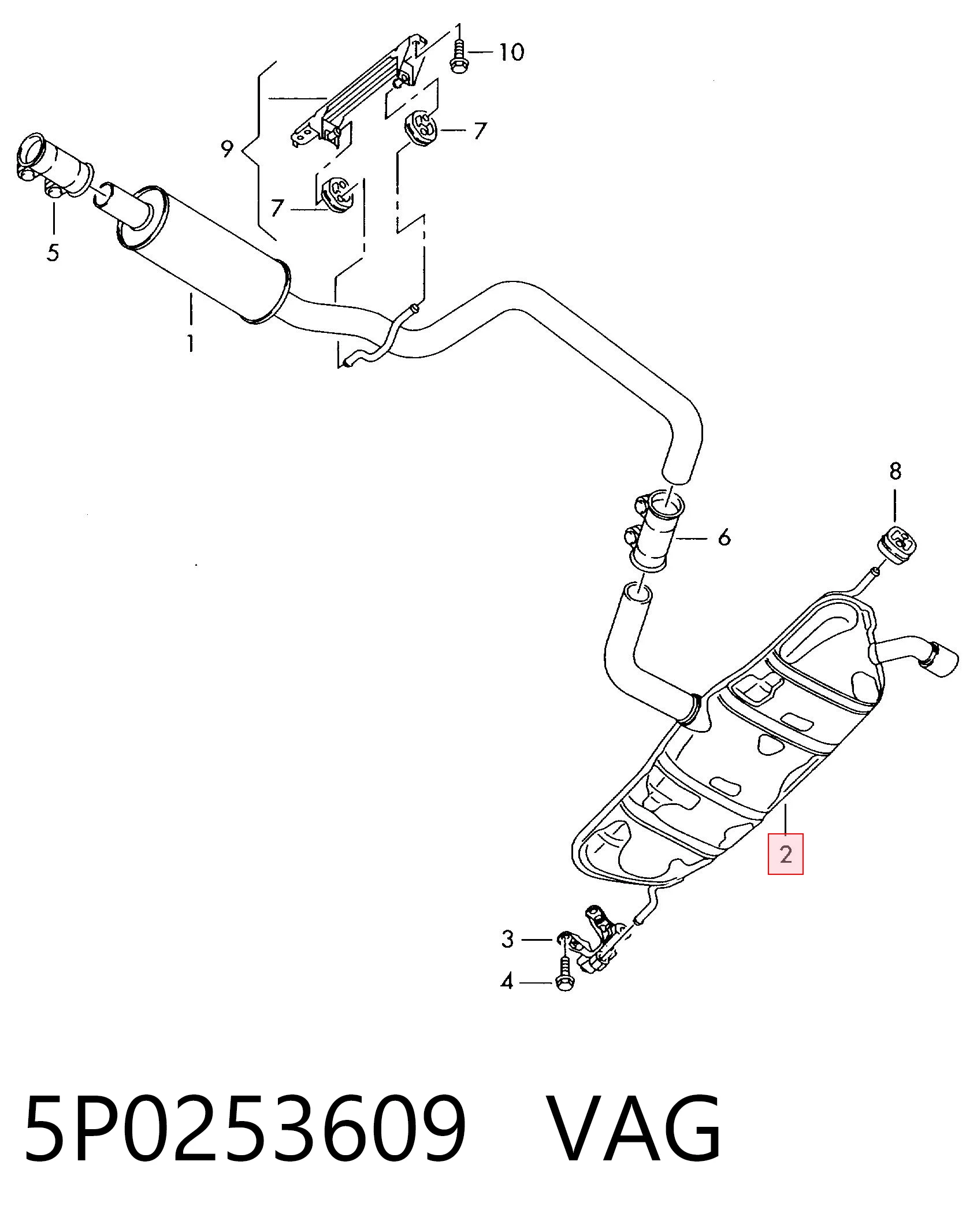 5P0253609 VAG