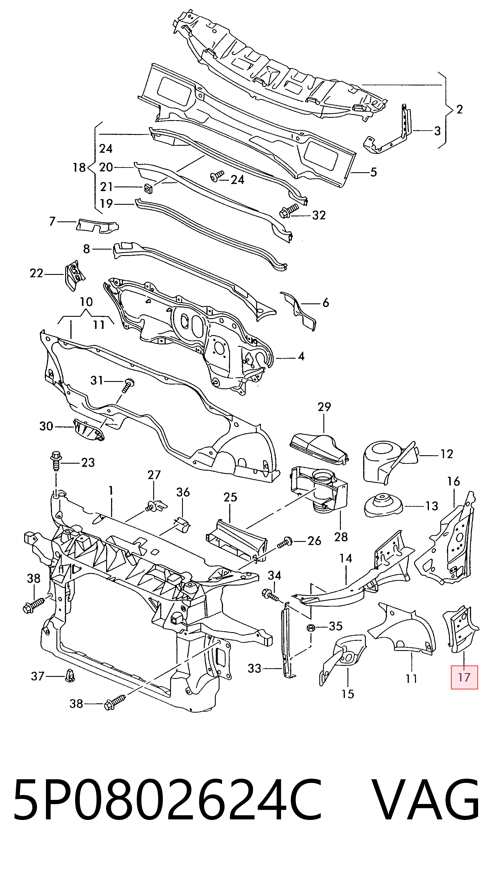 5P0802624C VAG