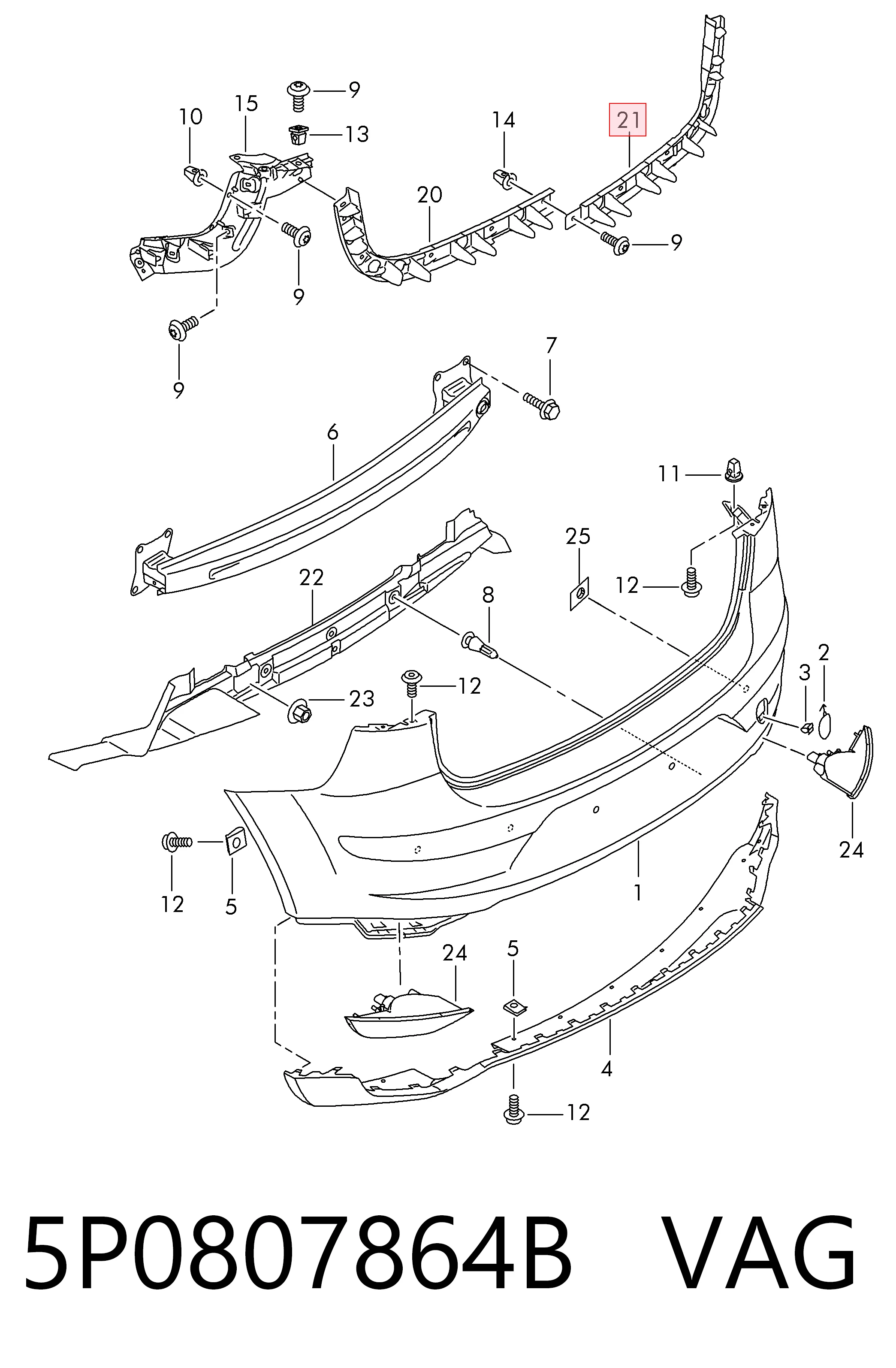 5P0807864B VAG
