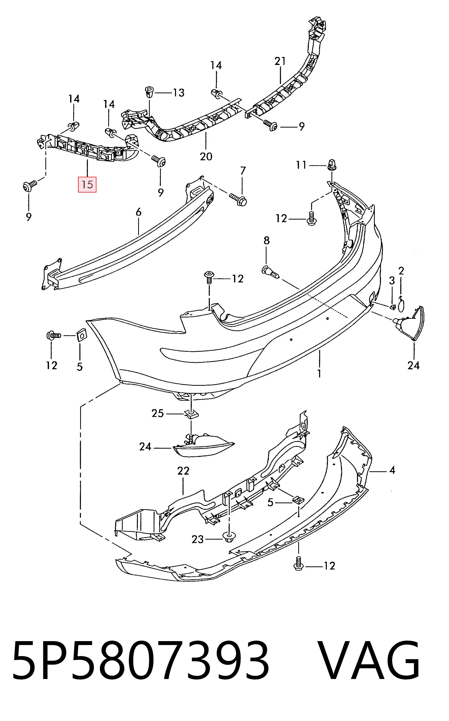 5P5807393 VAG