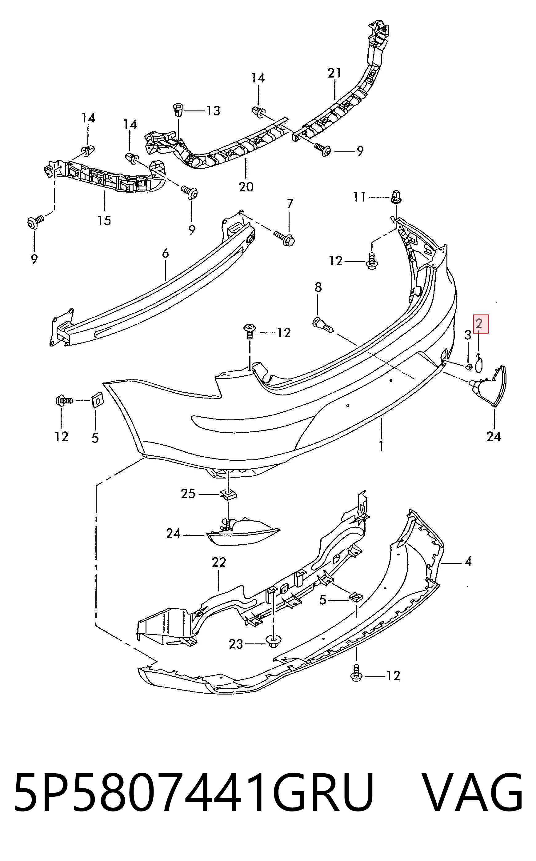 5P5807441GRU VAG