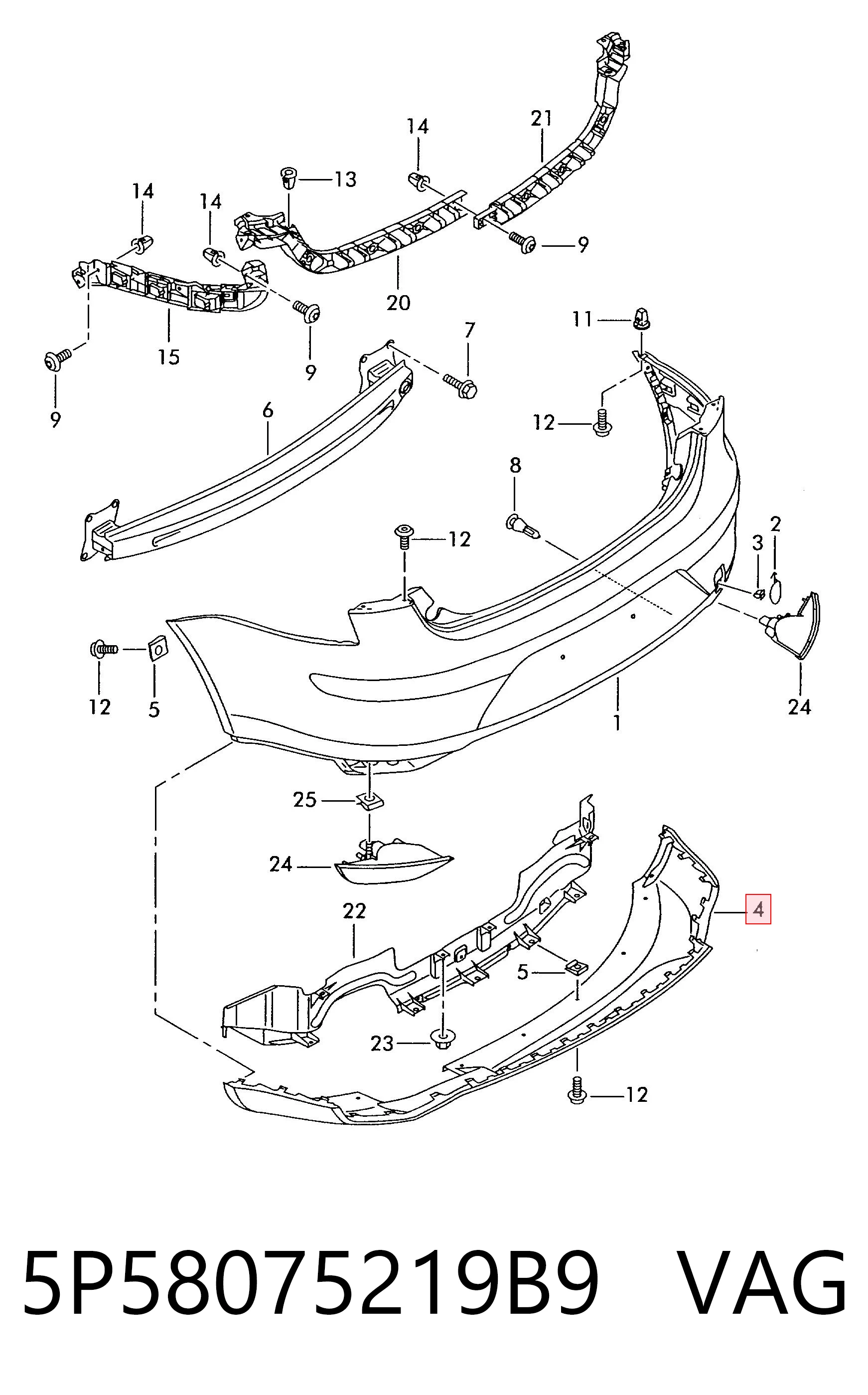 5P58075219B9 VAG