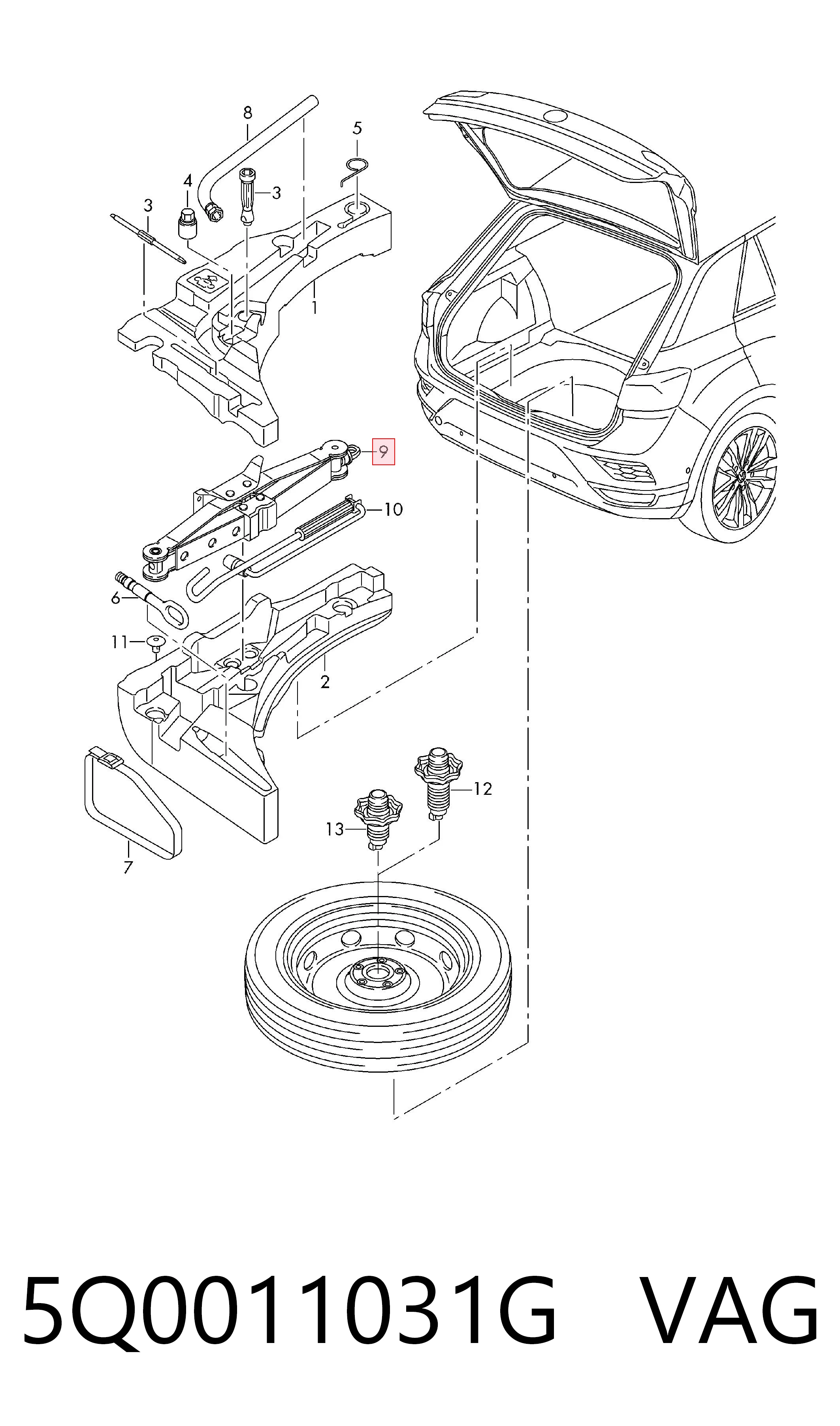Comprar 5Q0011031G VAG Gato
