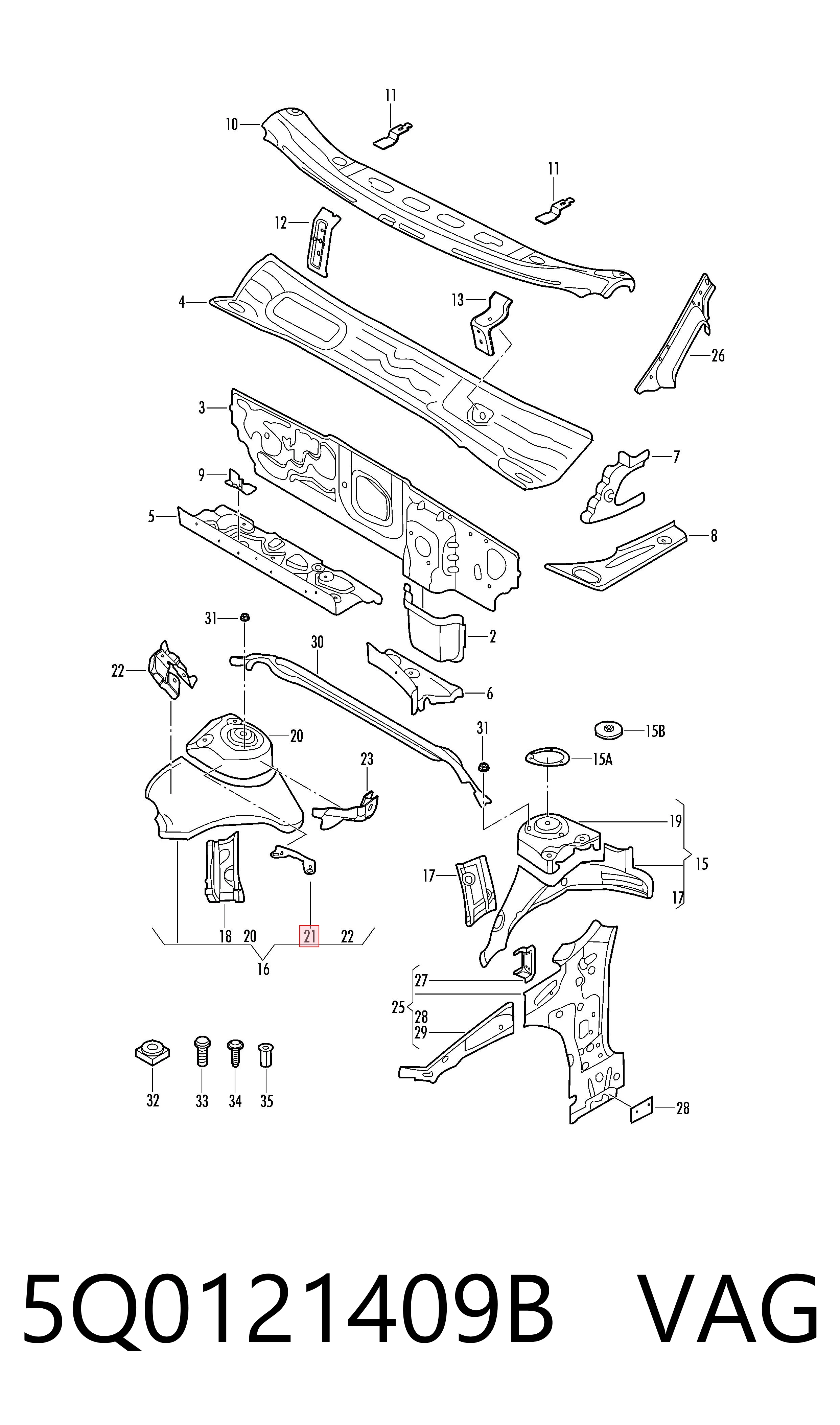 5Q0121409B VAG 