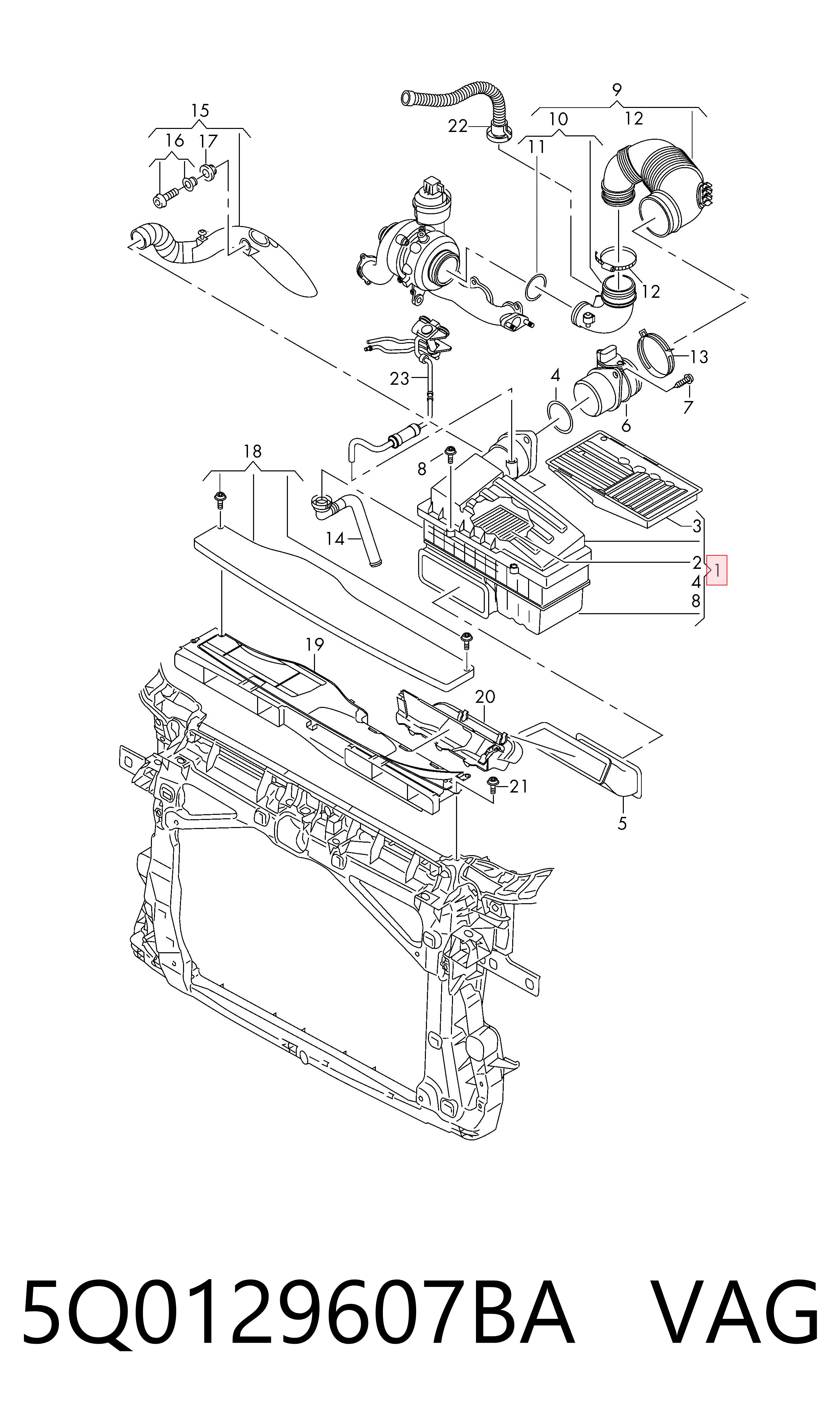 5Q0129607BA VAG