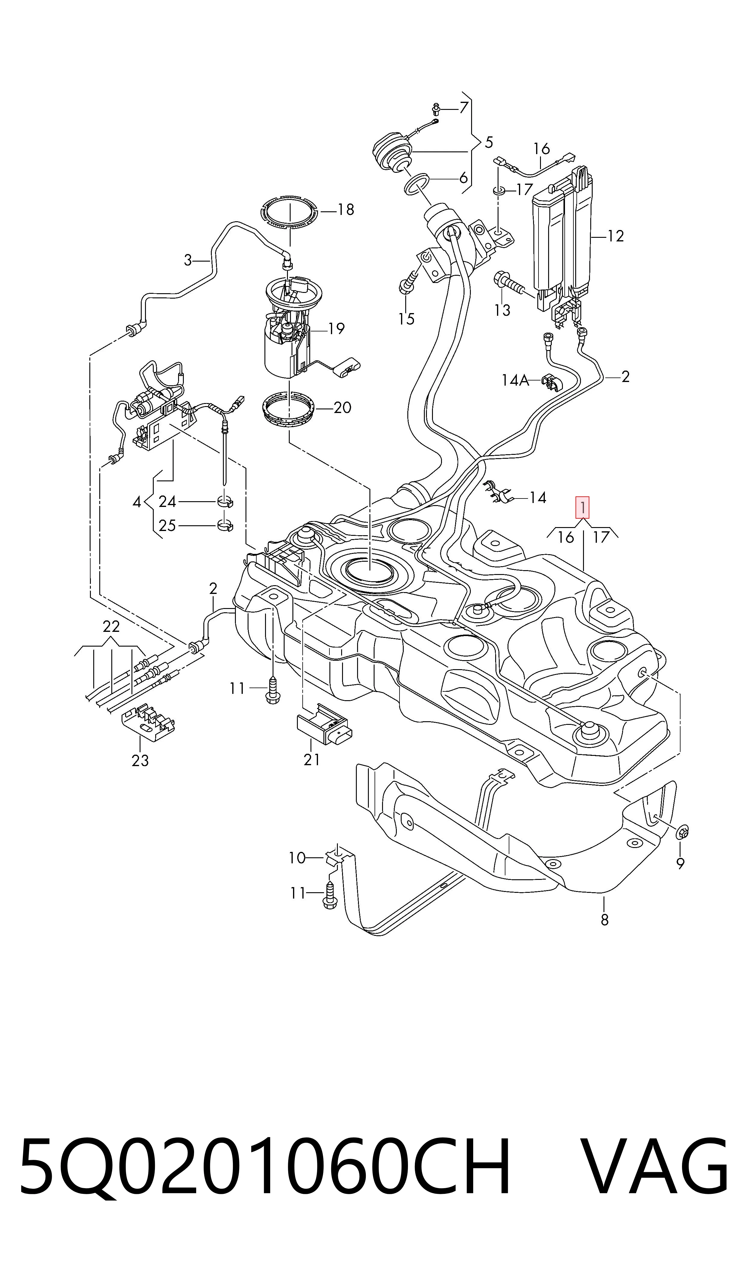 Comprar Depósito de combustible Seat Leon  5F1 a bajo precio