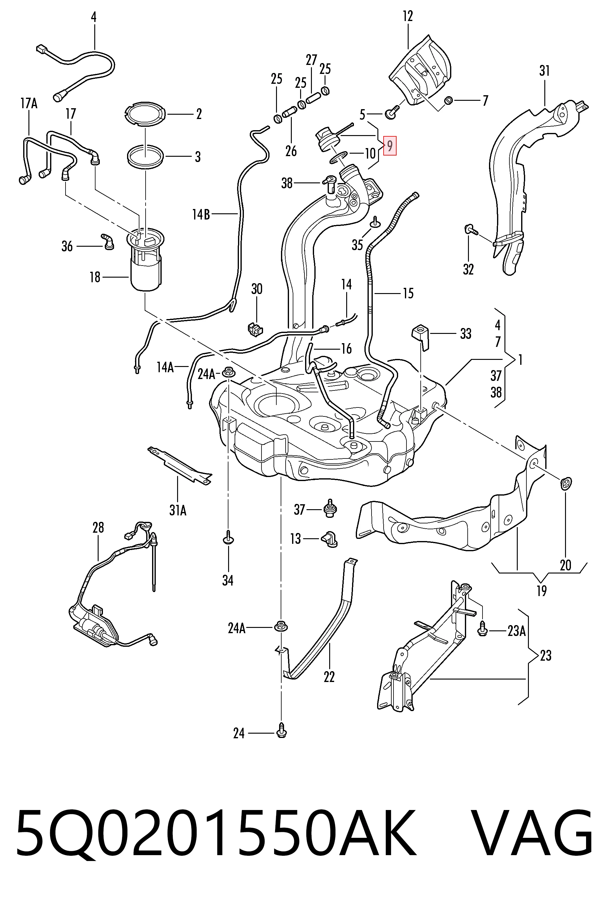 5Q0201550AK VAG