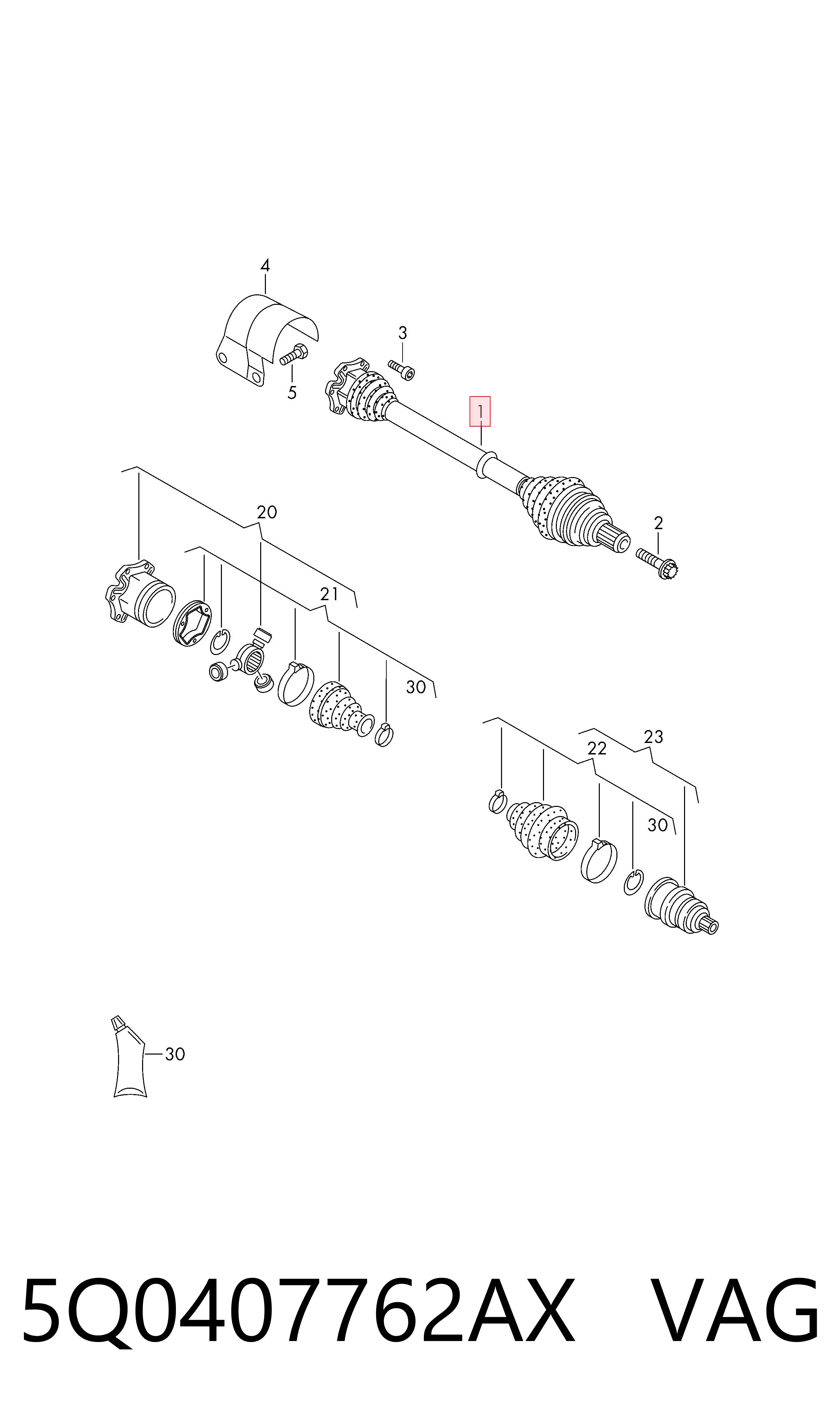 5Q0407762AX VAG