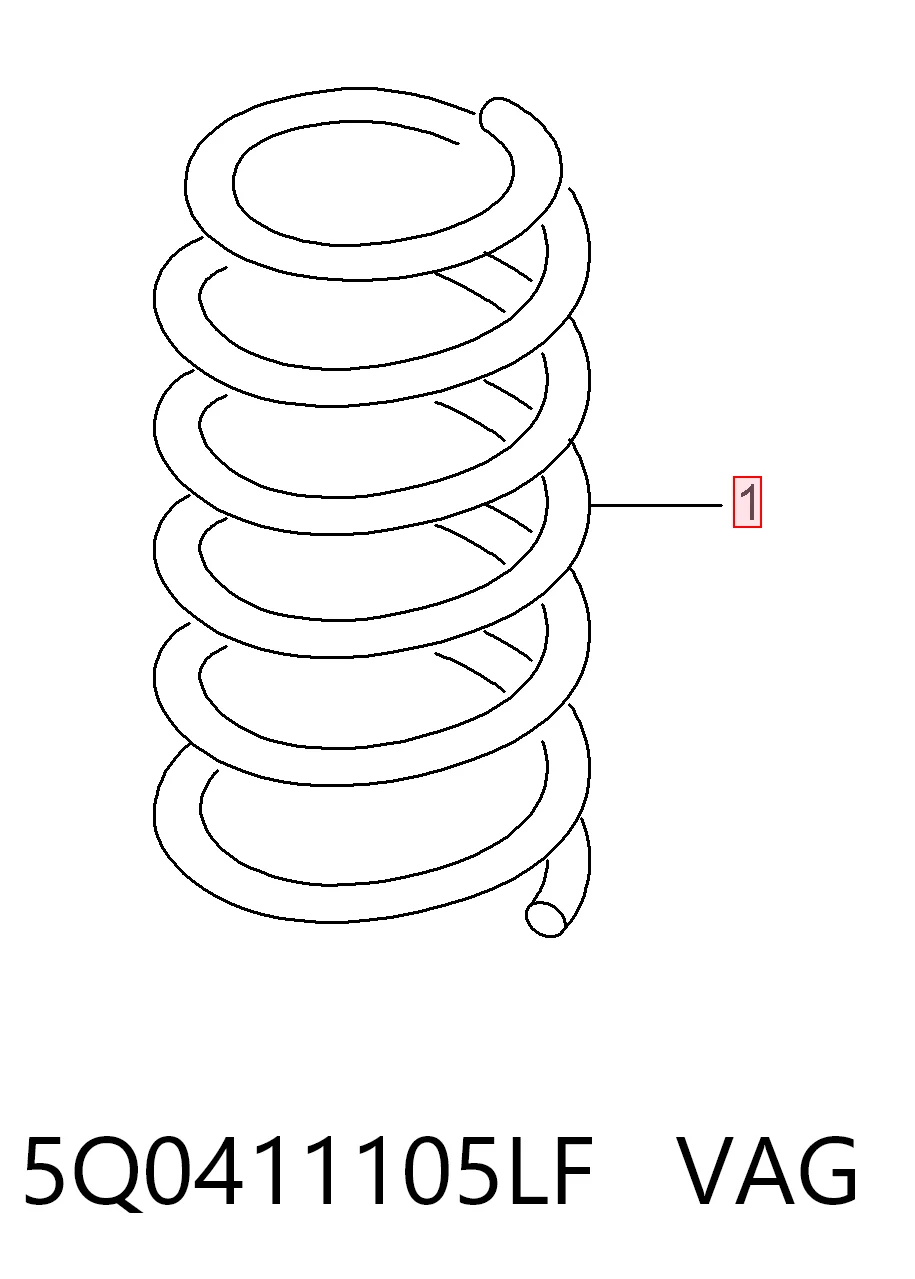 Comprar Muelle delantero Audi Q2  GAB, GAG