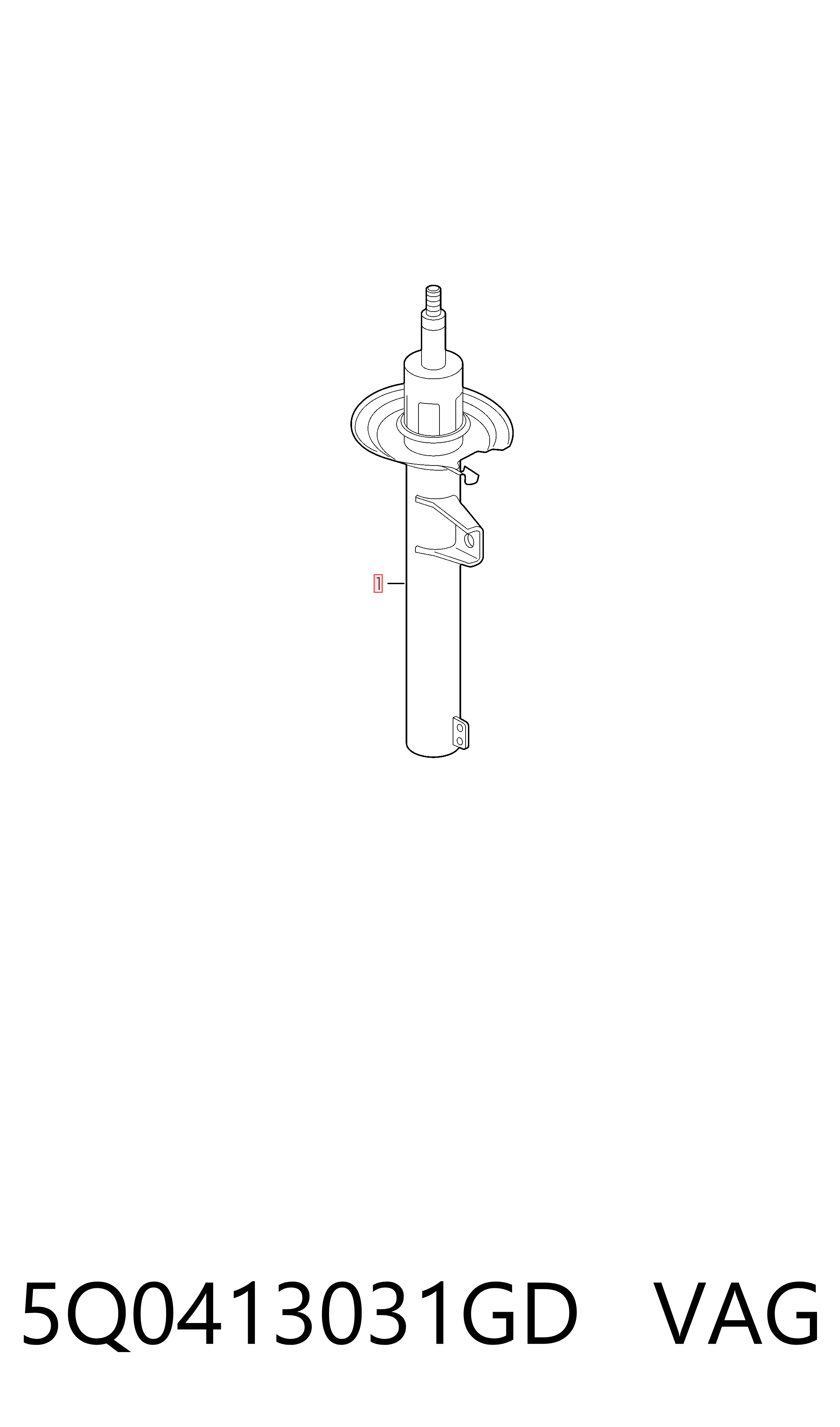 Amortiguadores VAG 5Q0413031GD precio, desde 61,15 EUR