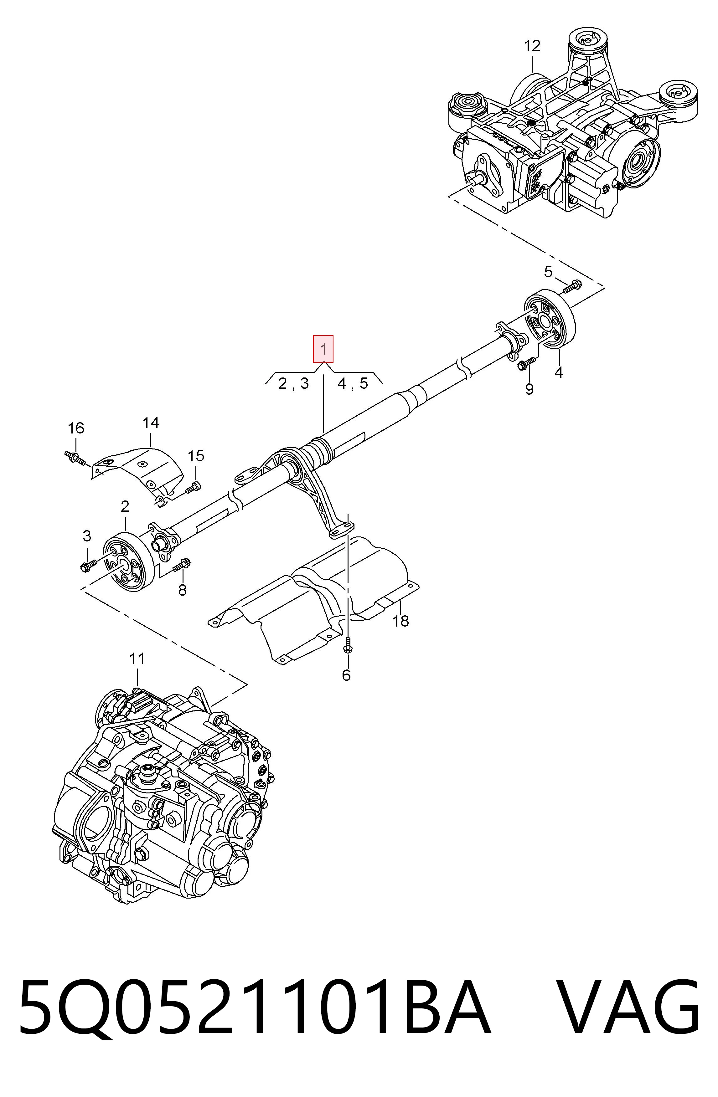 5Q0521101BA VAG