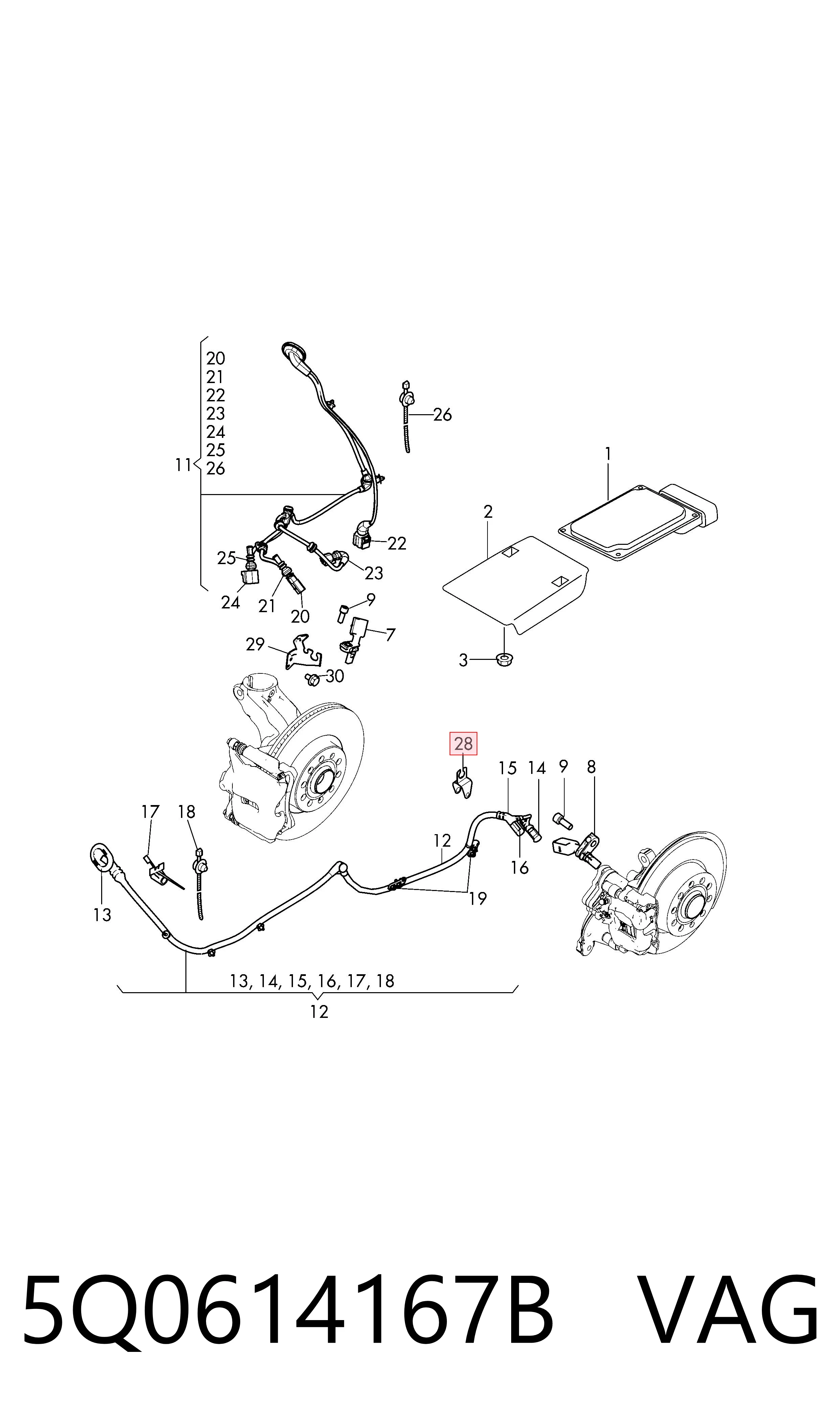 Comprar 5Q0614167B VAG 