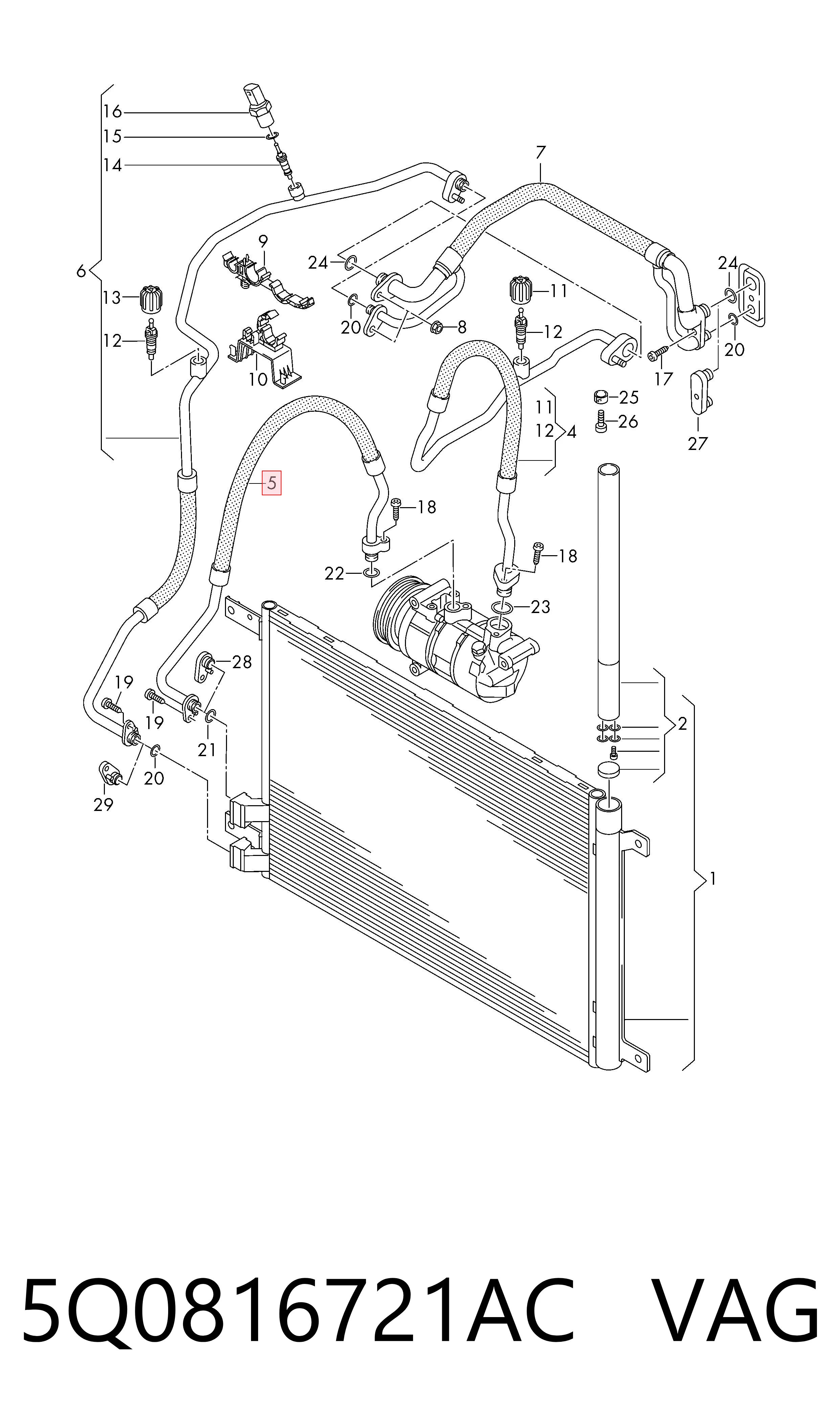 5Q0816721AC VAG