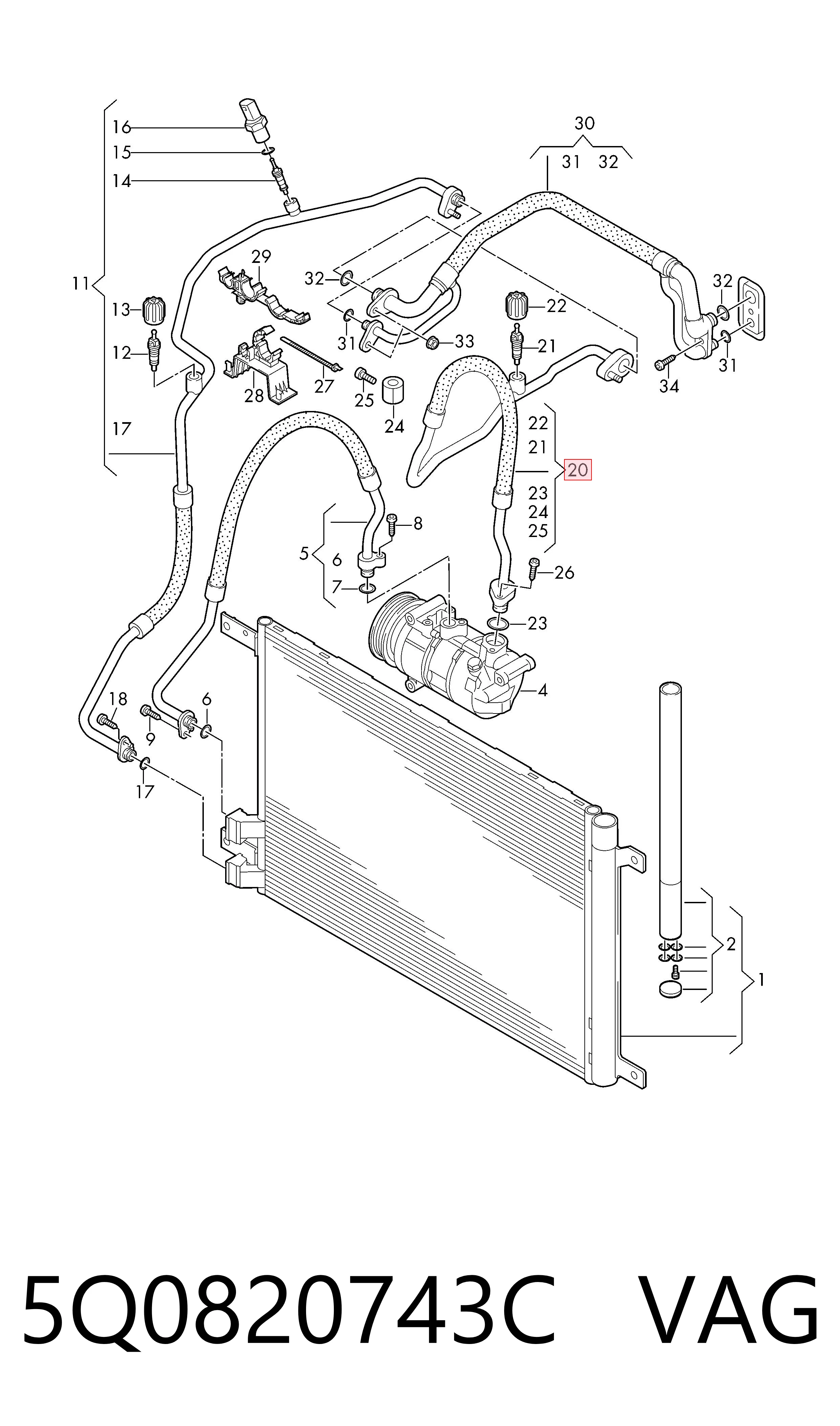 5Q0820743C VAG 