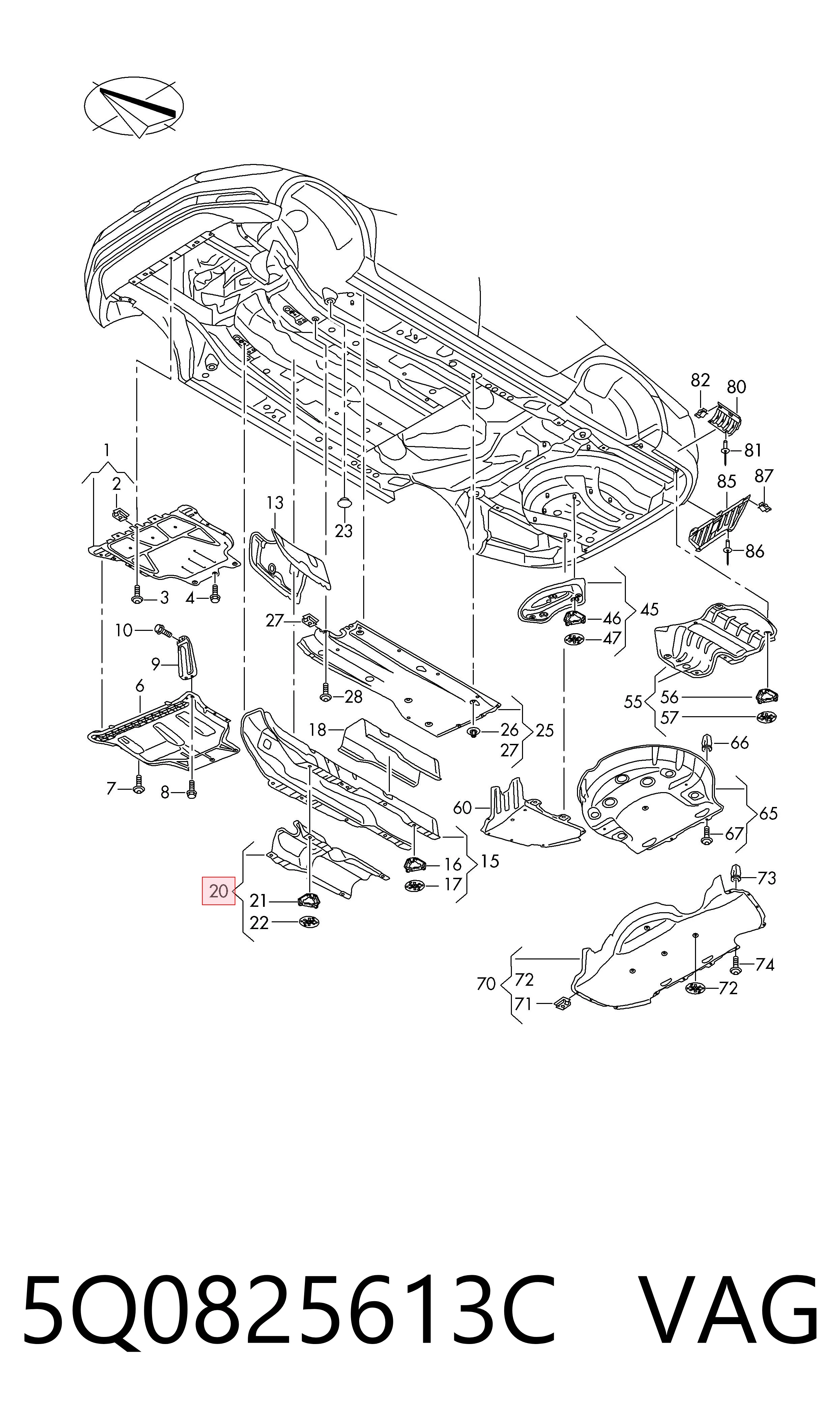 5Q0825613C VAG 