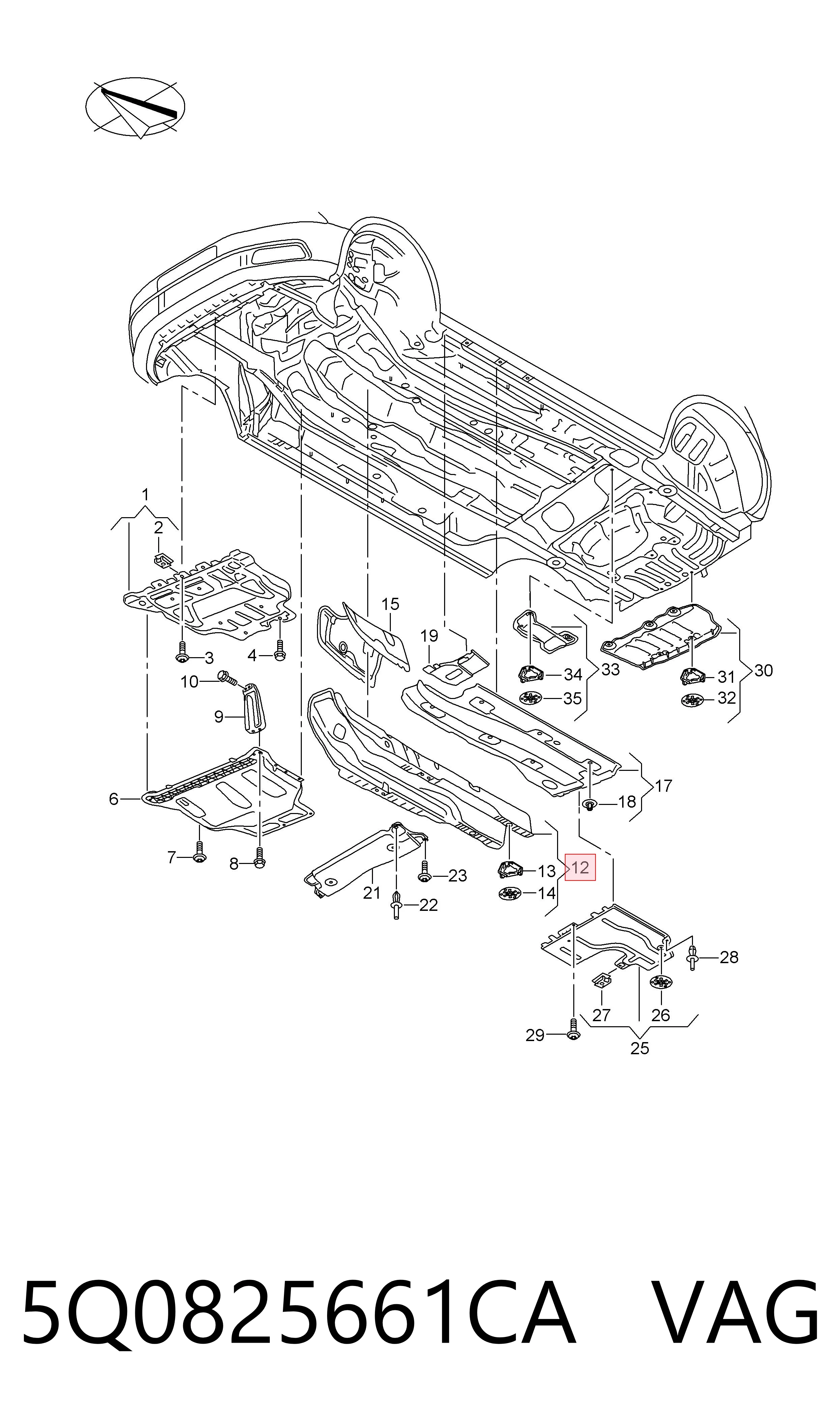 5Q0825661CA VAG