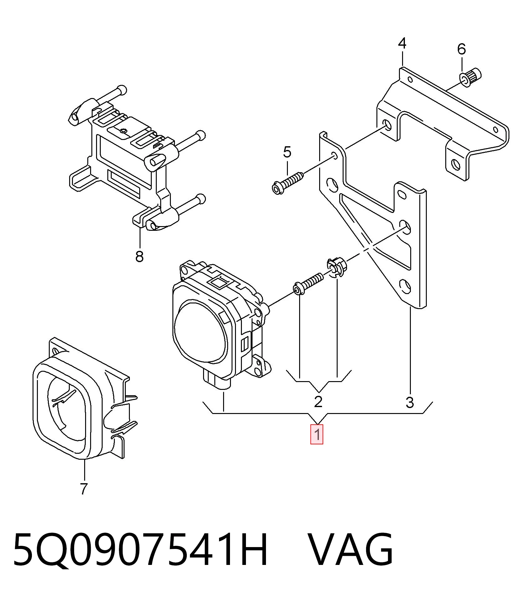 5Q0907541H VAG