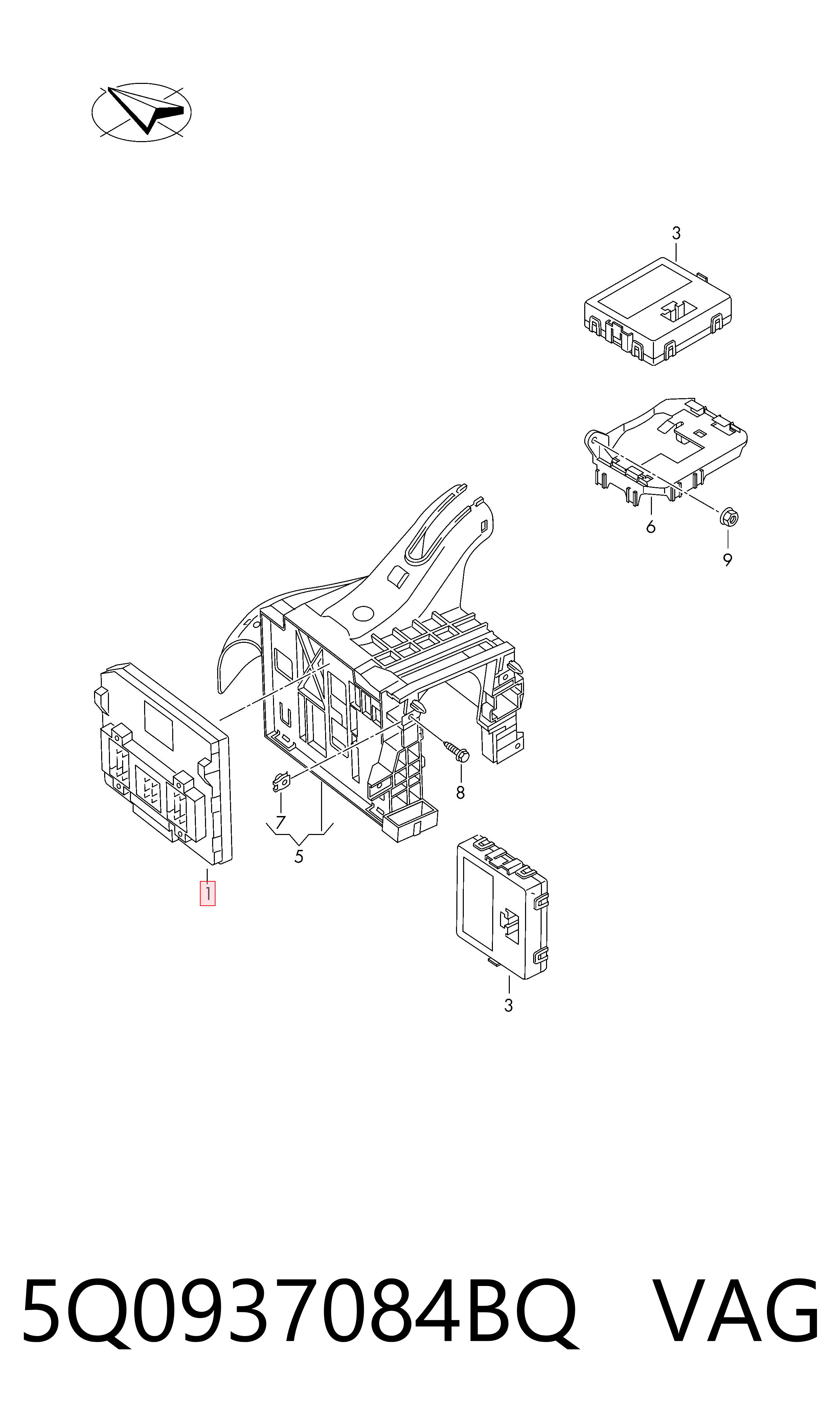 5Q0937084BQ VAG
