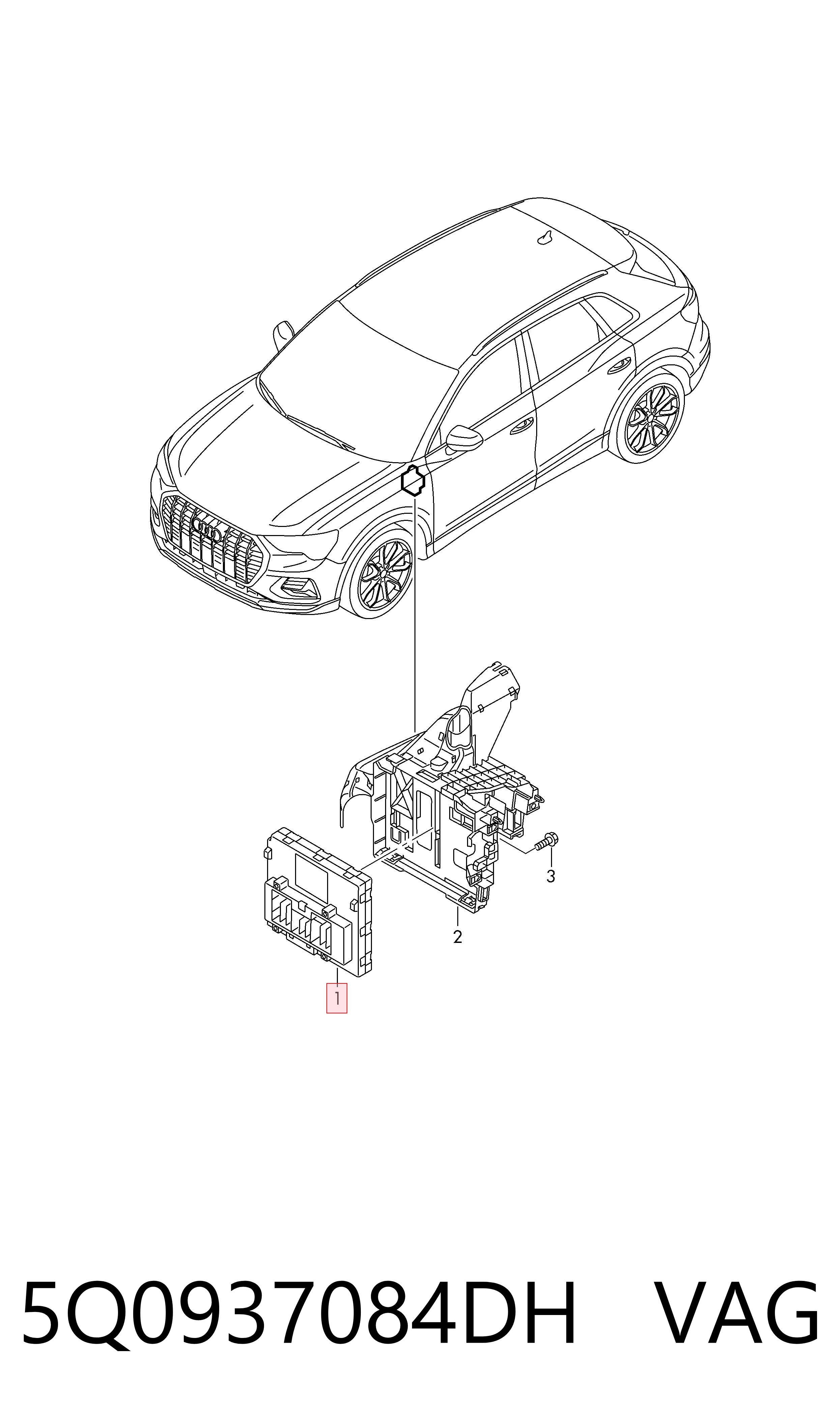 Módulo de confort VAG 5Q0937084DH precio, desde 182,95 EUR