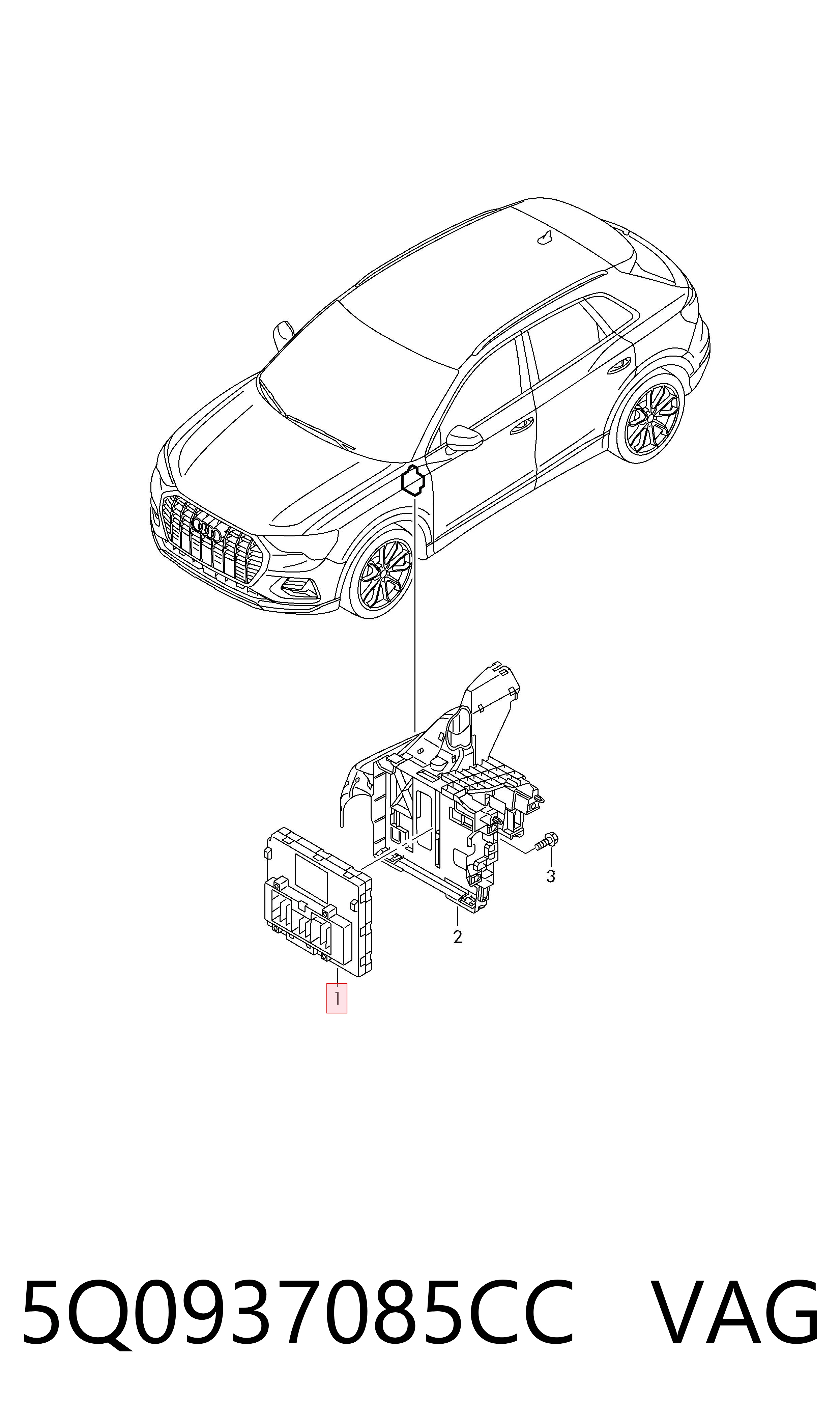 Módulo de confort VAG 5Q0937085CC precio, desde 175,69 EUR