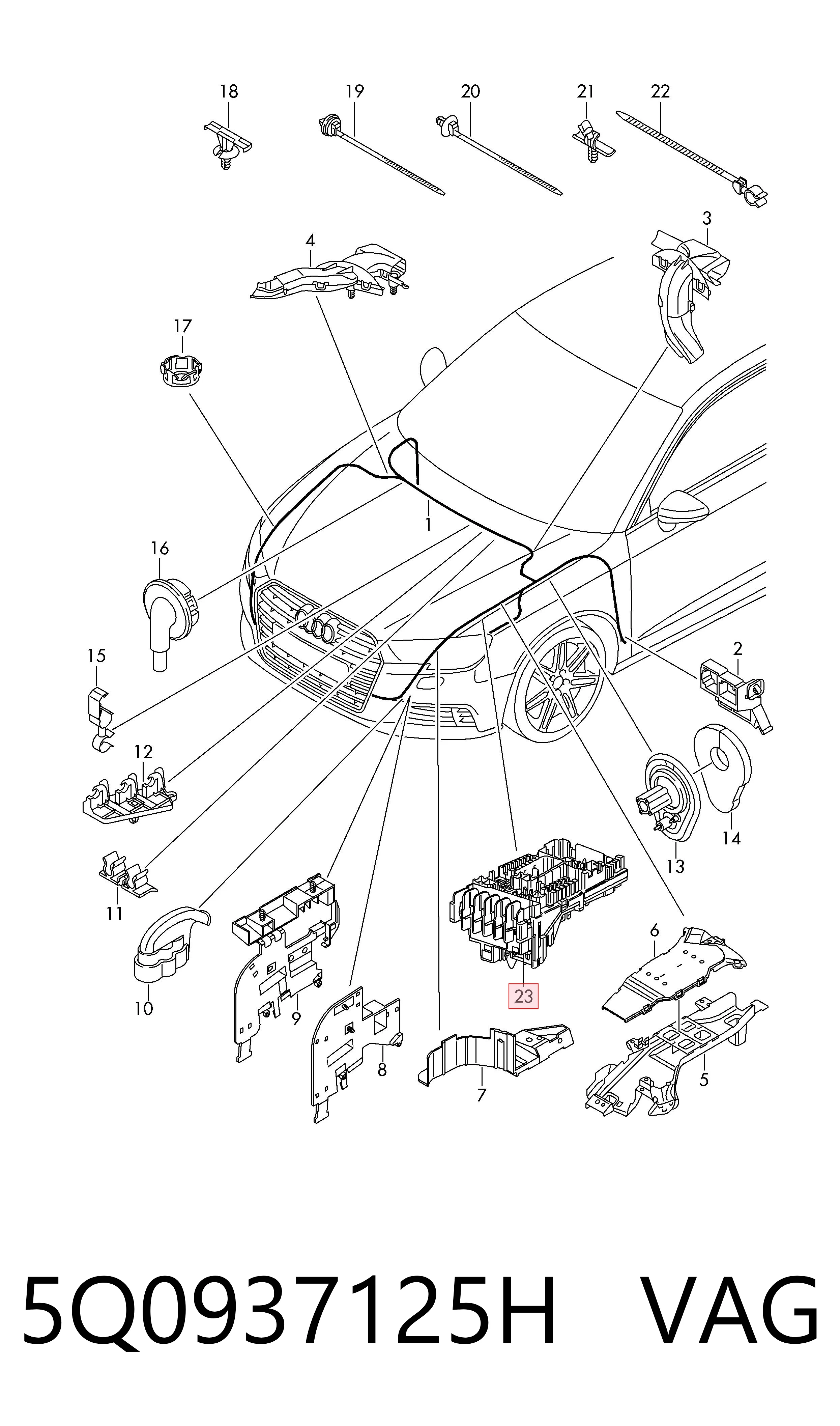Caja reles Seat ATECA  (KH7, KHP)