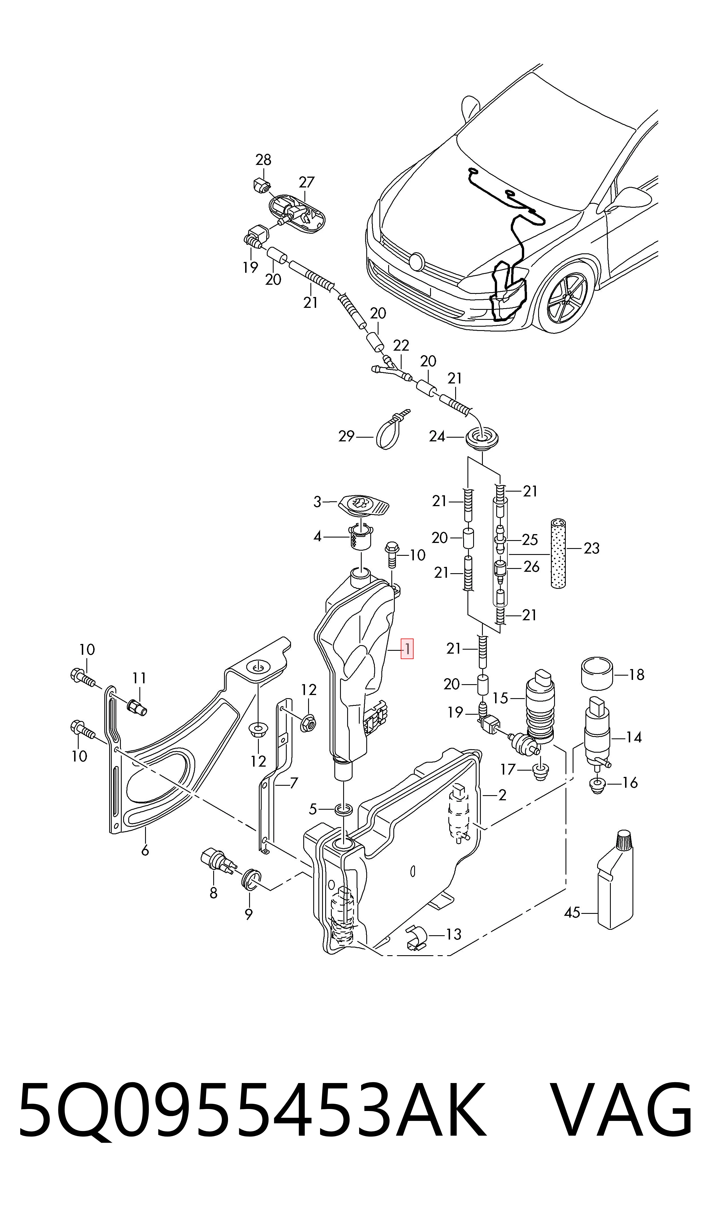 5Q0955453AK VAG