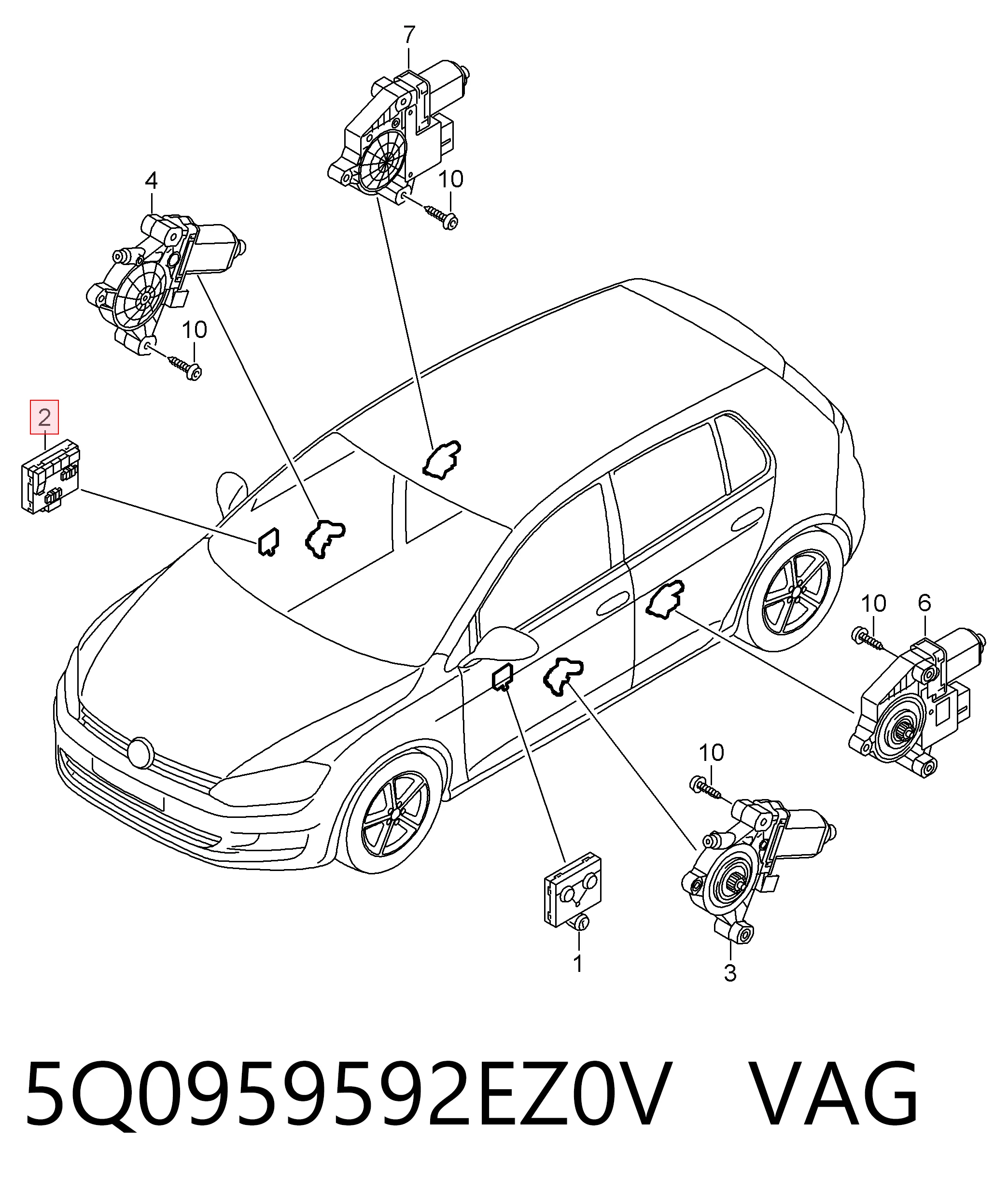 5Q0959592EZ0V VAG