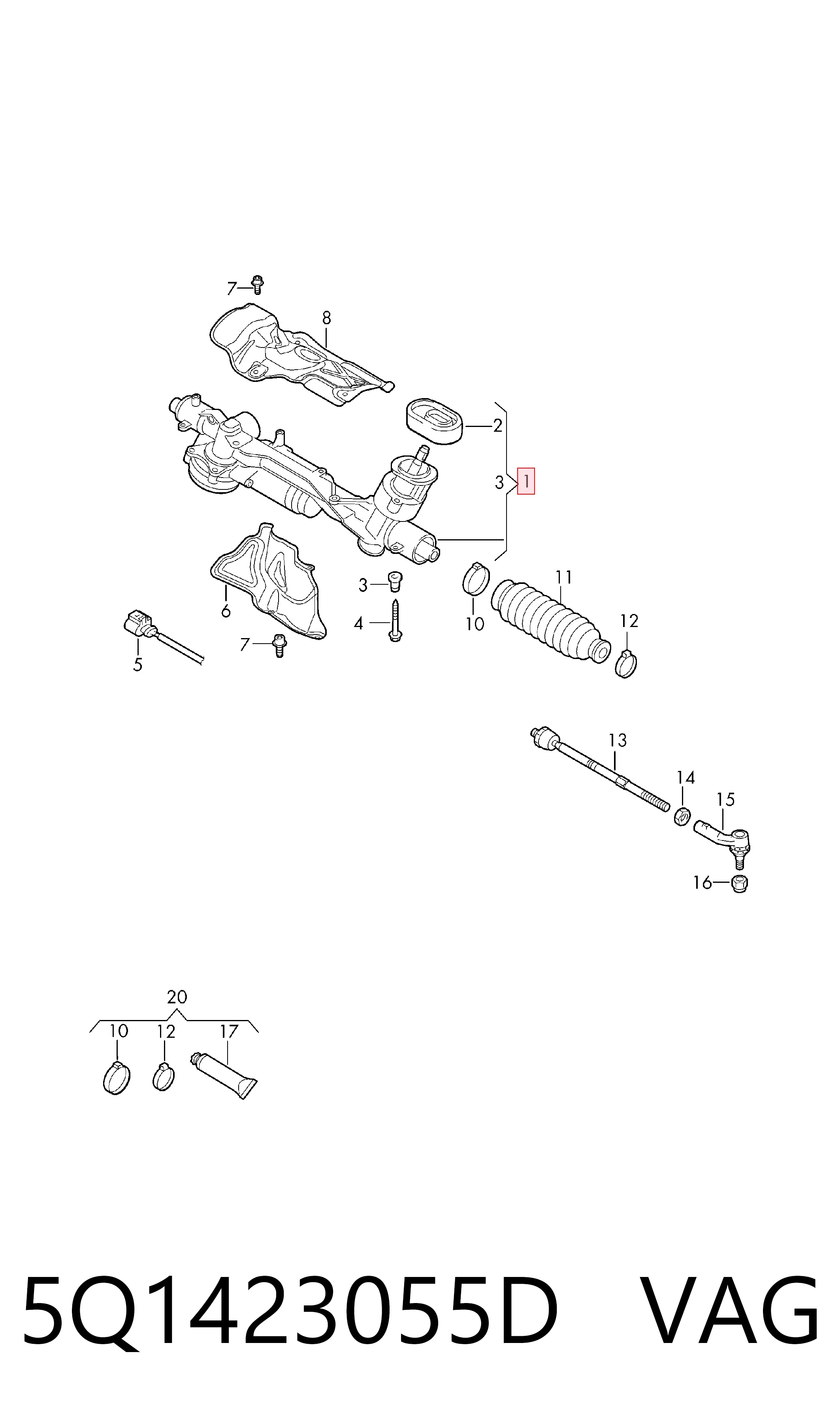 5Q1423055D VAG