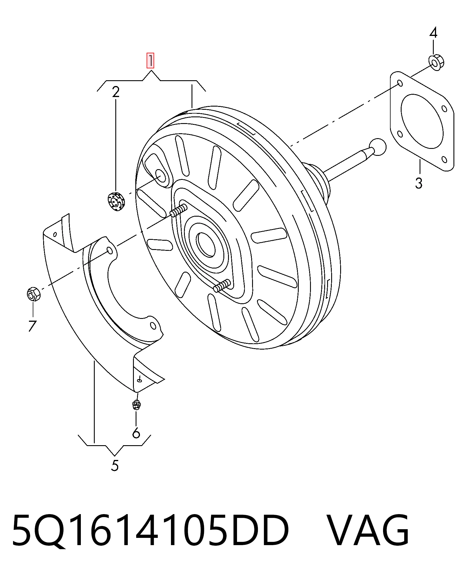 Servofreno Seat Leon III hatchback (5F1) (2012 - 2020) precio, desde 69,70 EUR